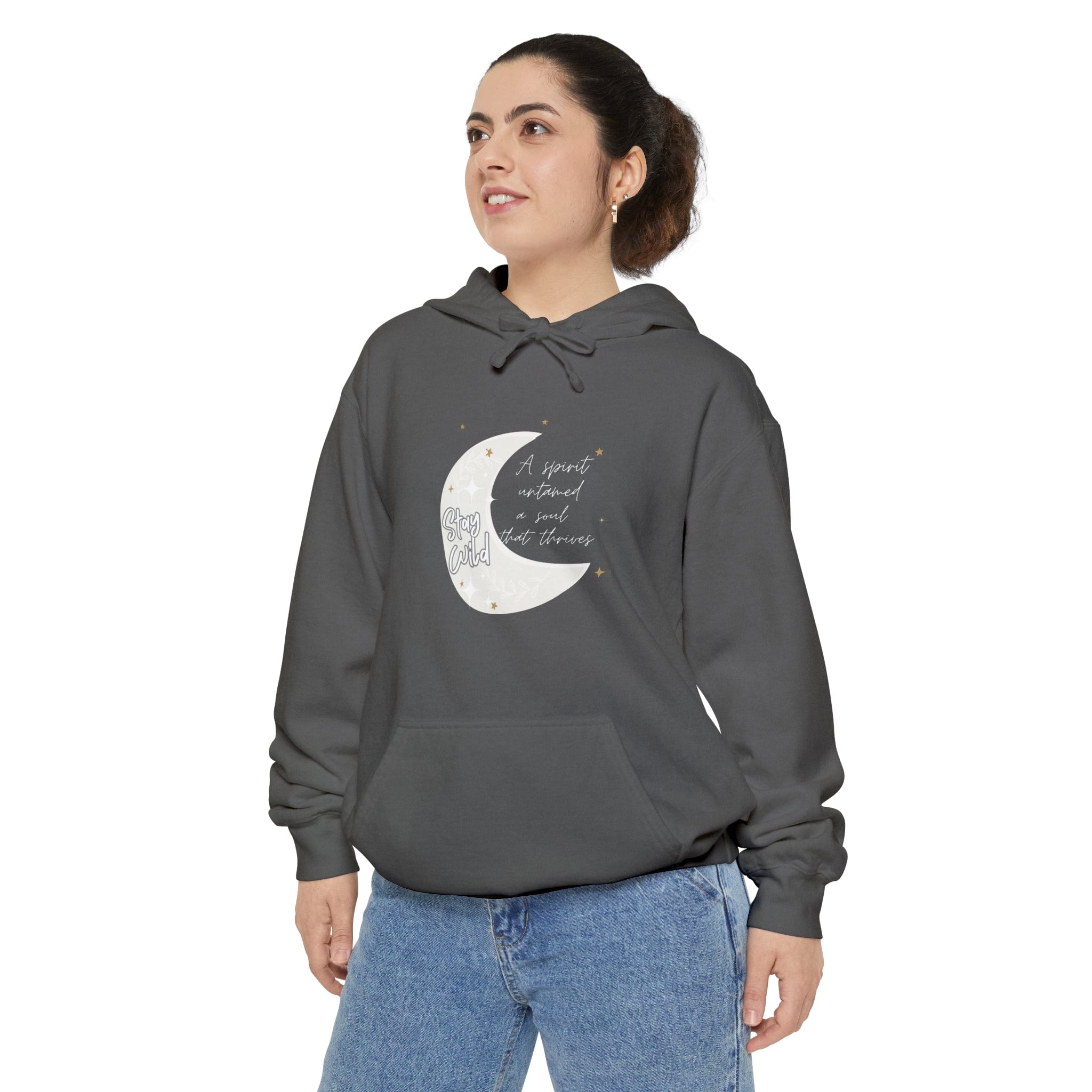 Printify Hoodie Spirit Thrives - Unisex Garment-Dyed Hoodie