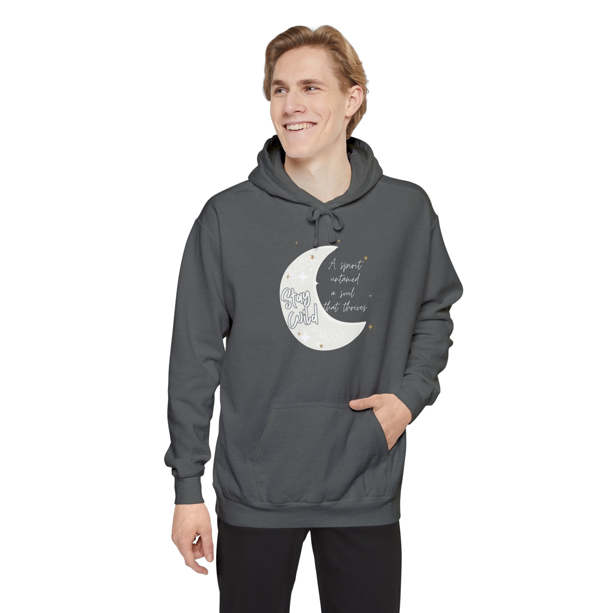 Printify Hoodie Spirit Thrives - Unisex Garment-Dyed Hoodie