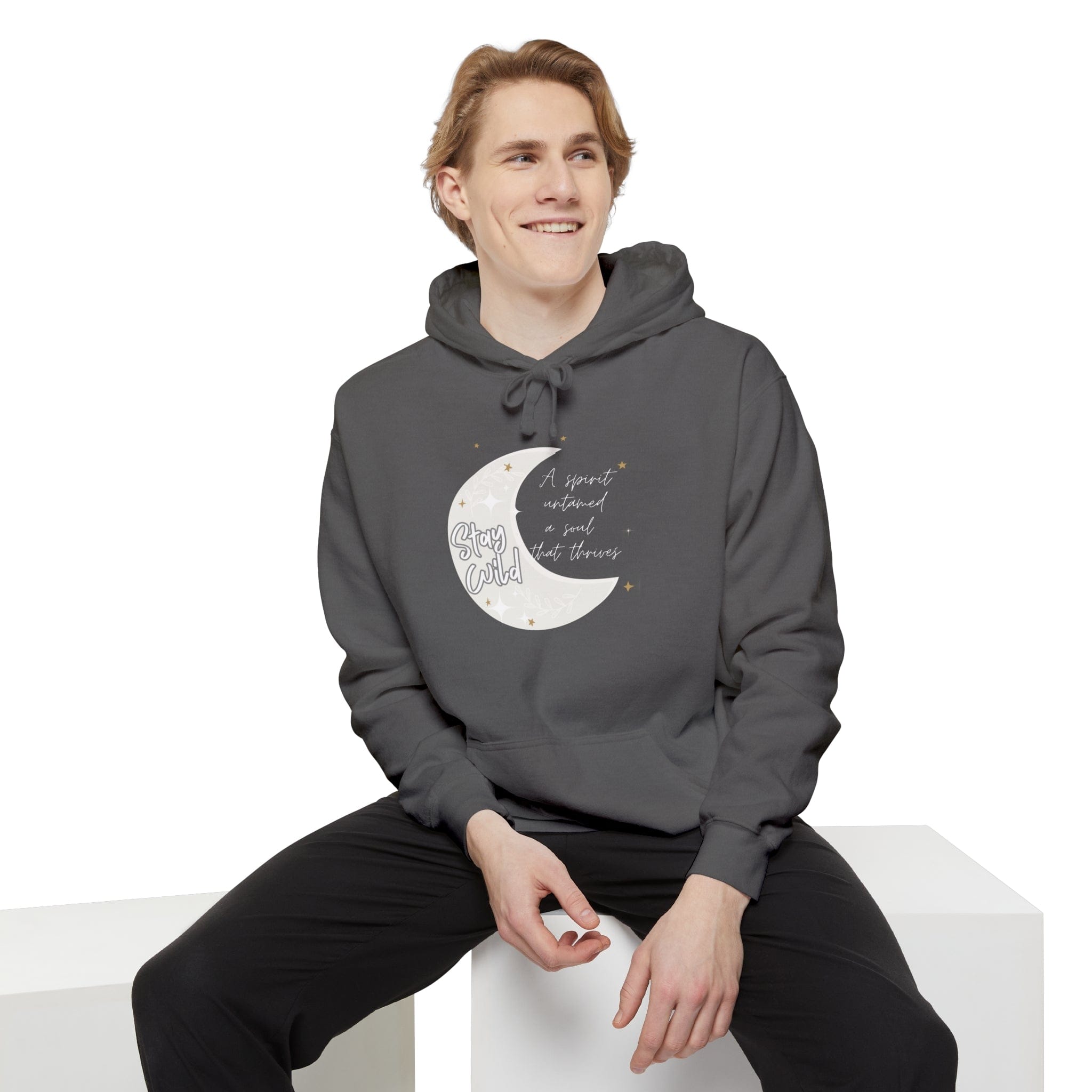 Printify Hoodie Spirit Thrives - Unisex Garment-Dyed Hoodie