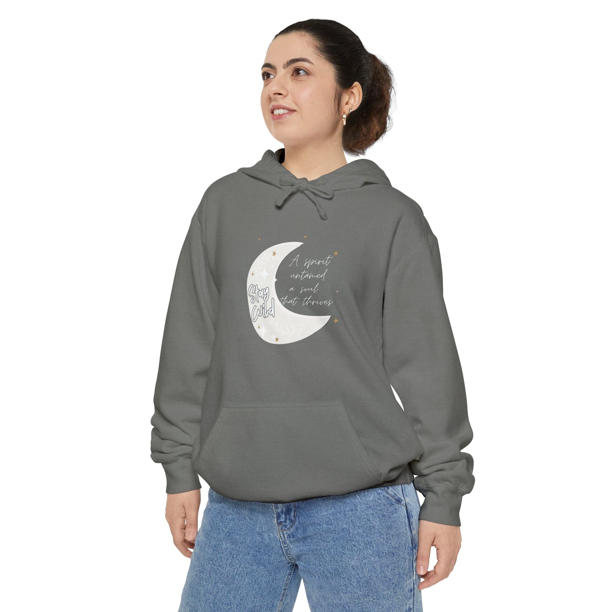 Printify Hoodie Spirit Thrives - Unisex Garment-Dyed Hoodie
