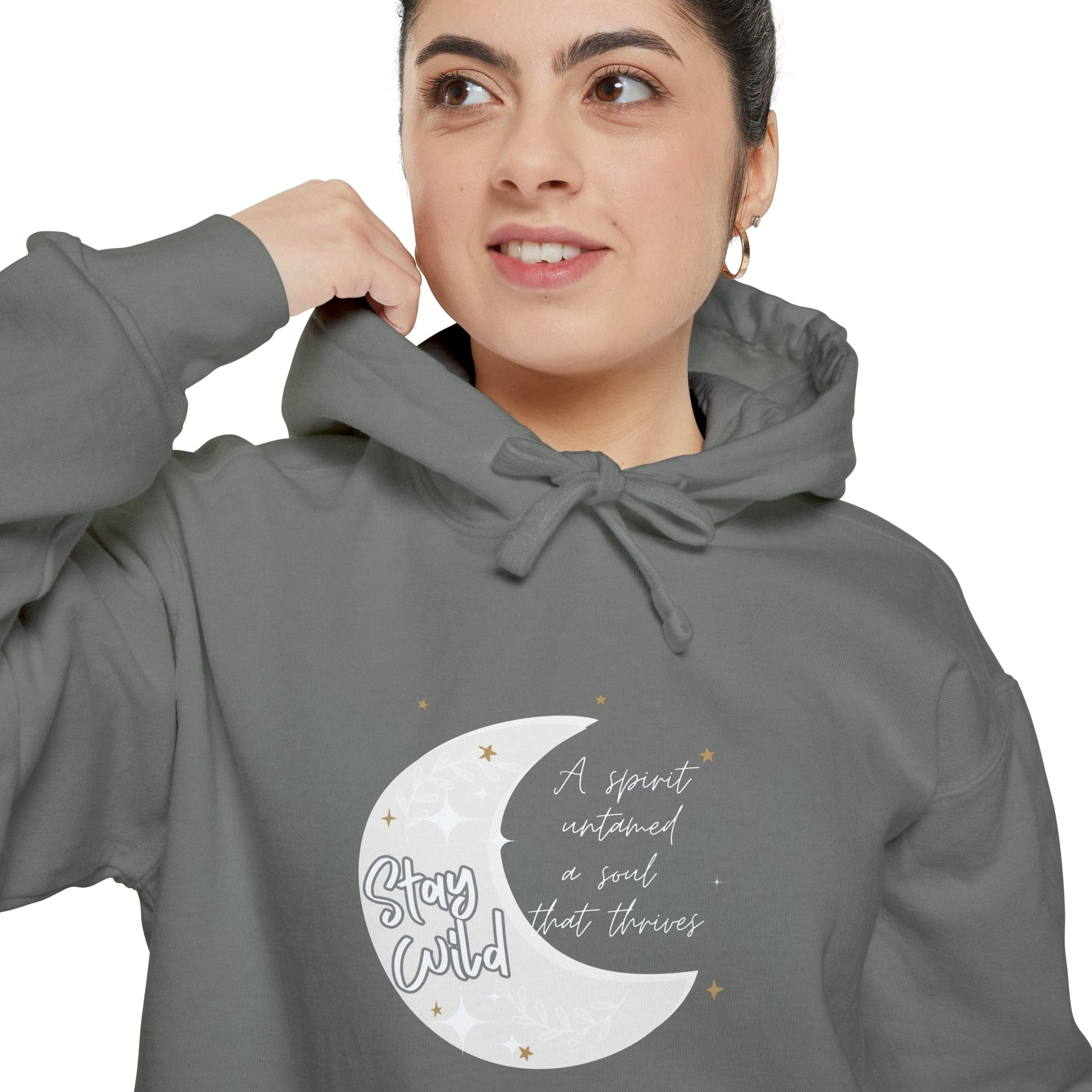 Printify Hoodie Spirit Thrives - Unisex Garment-Dyed Hoodie