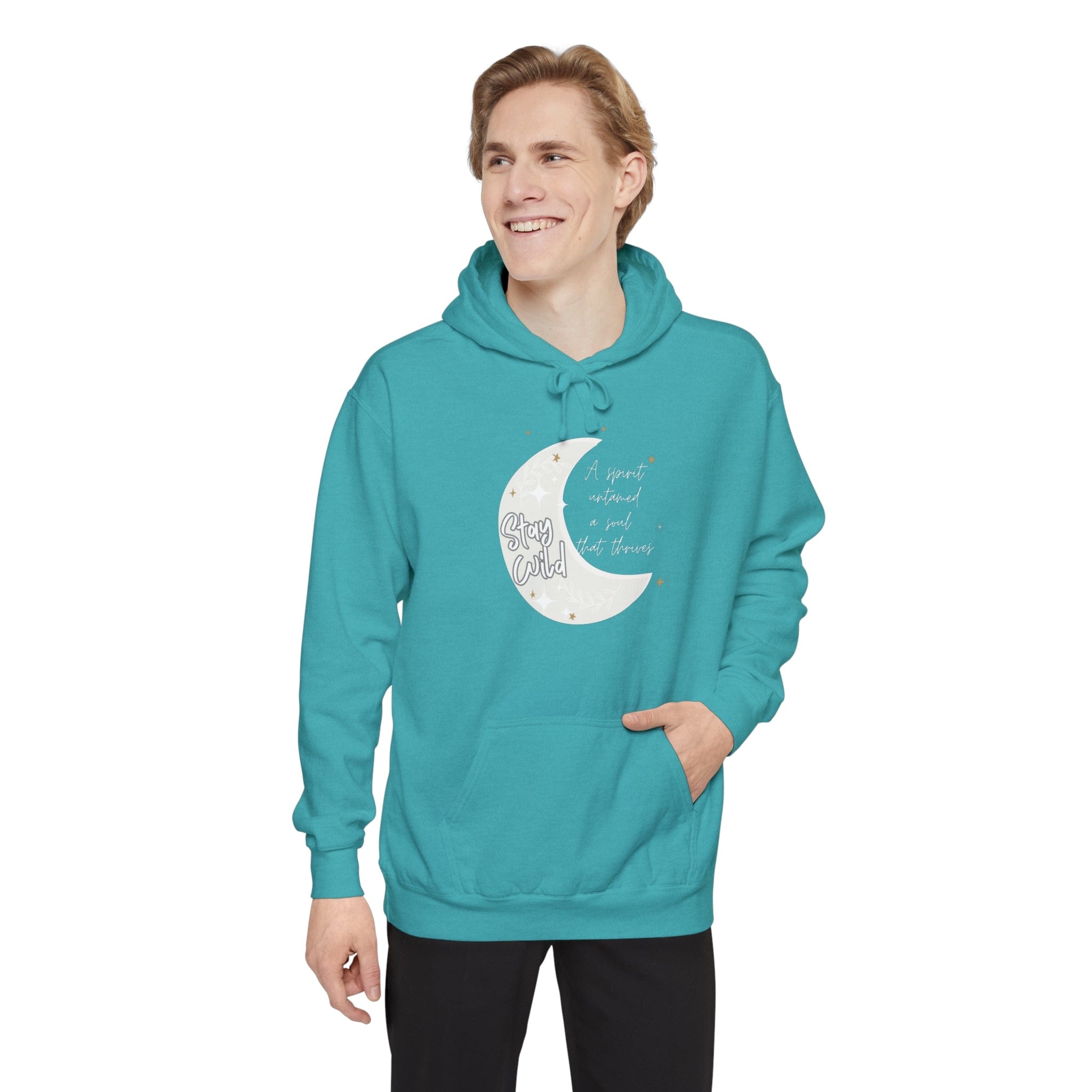 Printify Hoodie Spirit Thrives - Unisex Garment-Dyed Hoodie