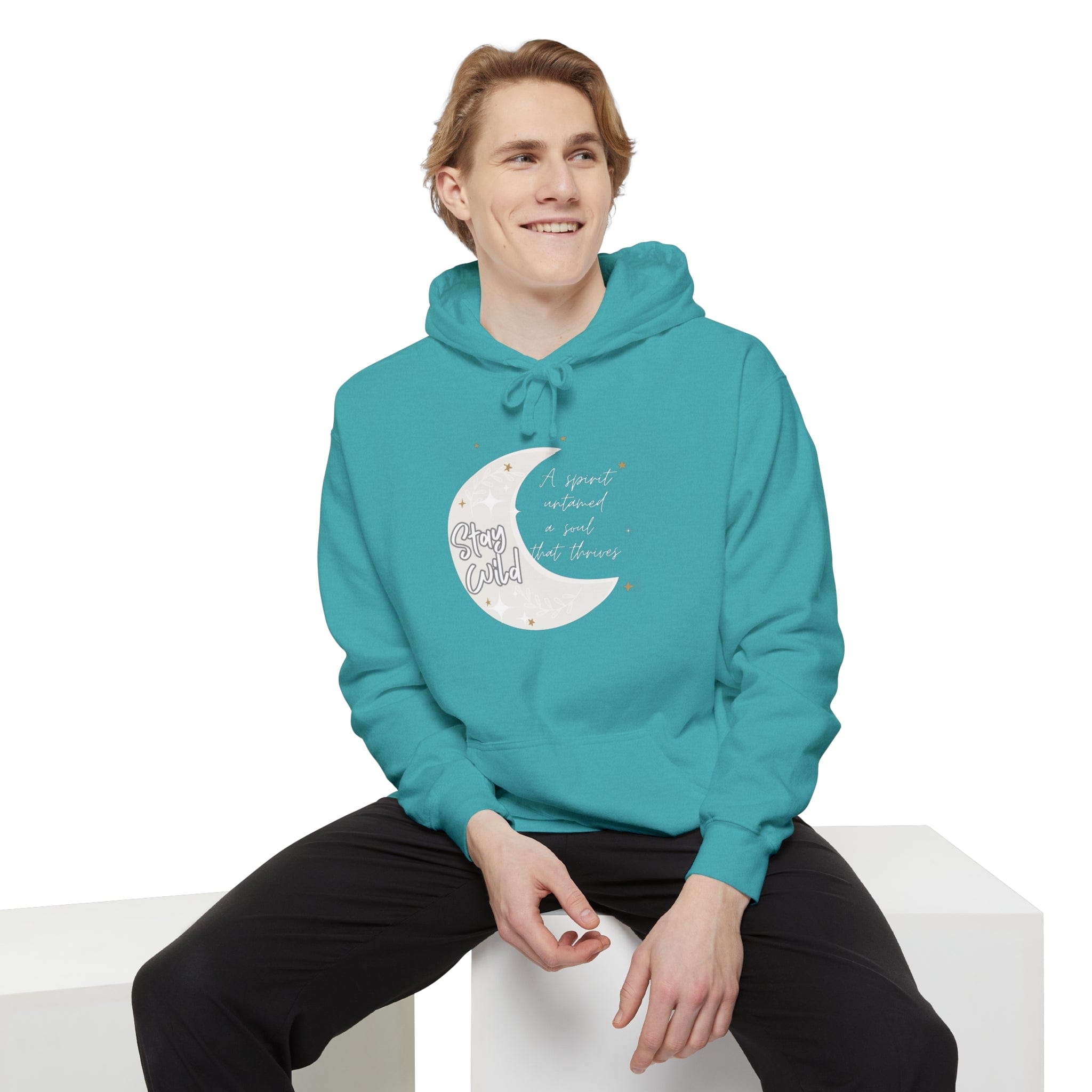 Printify Hoodie Spirit Thrives - Unisex Garment-Dyed Hoodie