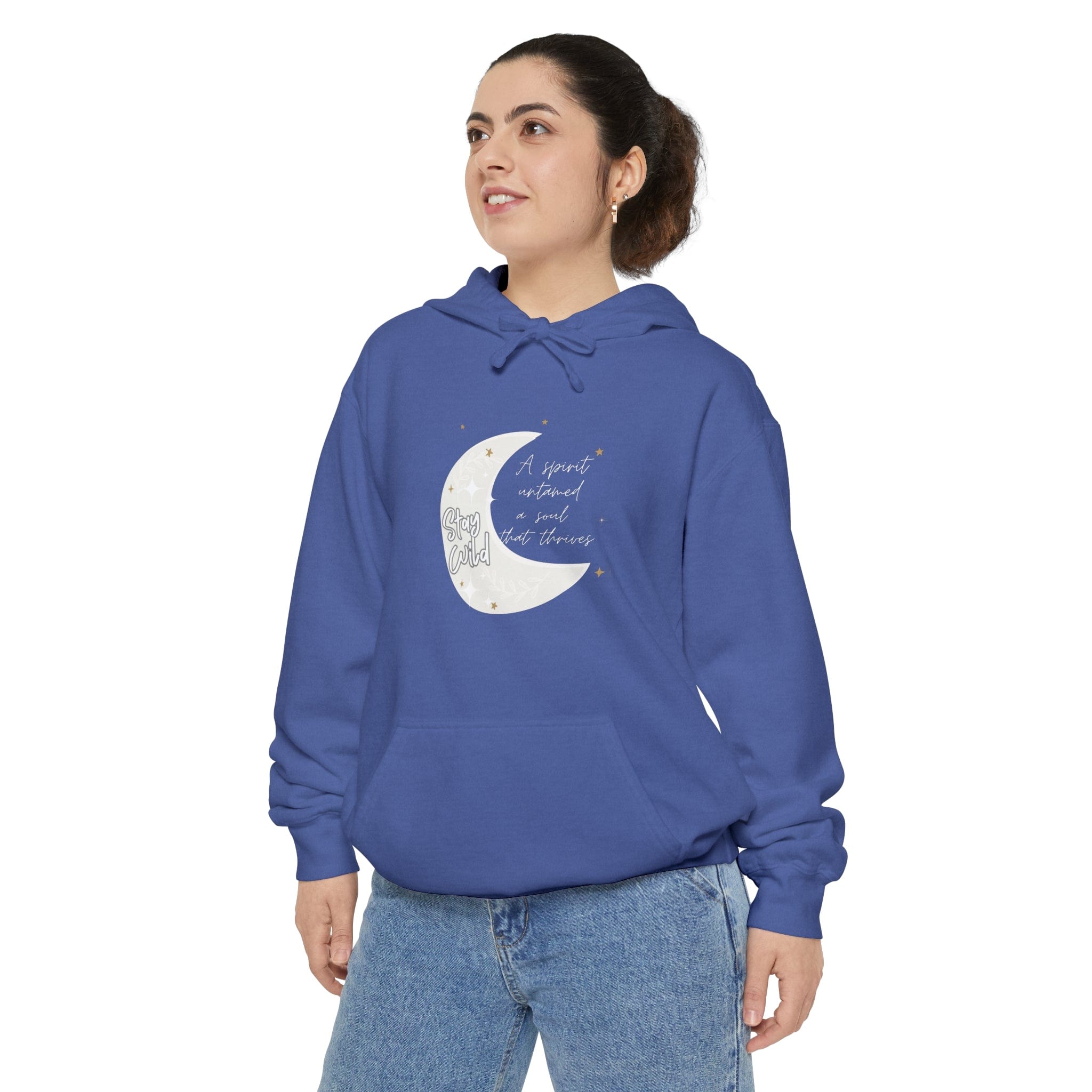 Printify Hoodie Spirit Thrives - Unisex Garment-Dyed Hoodie