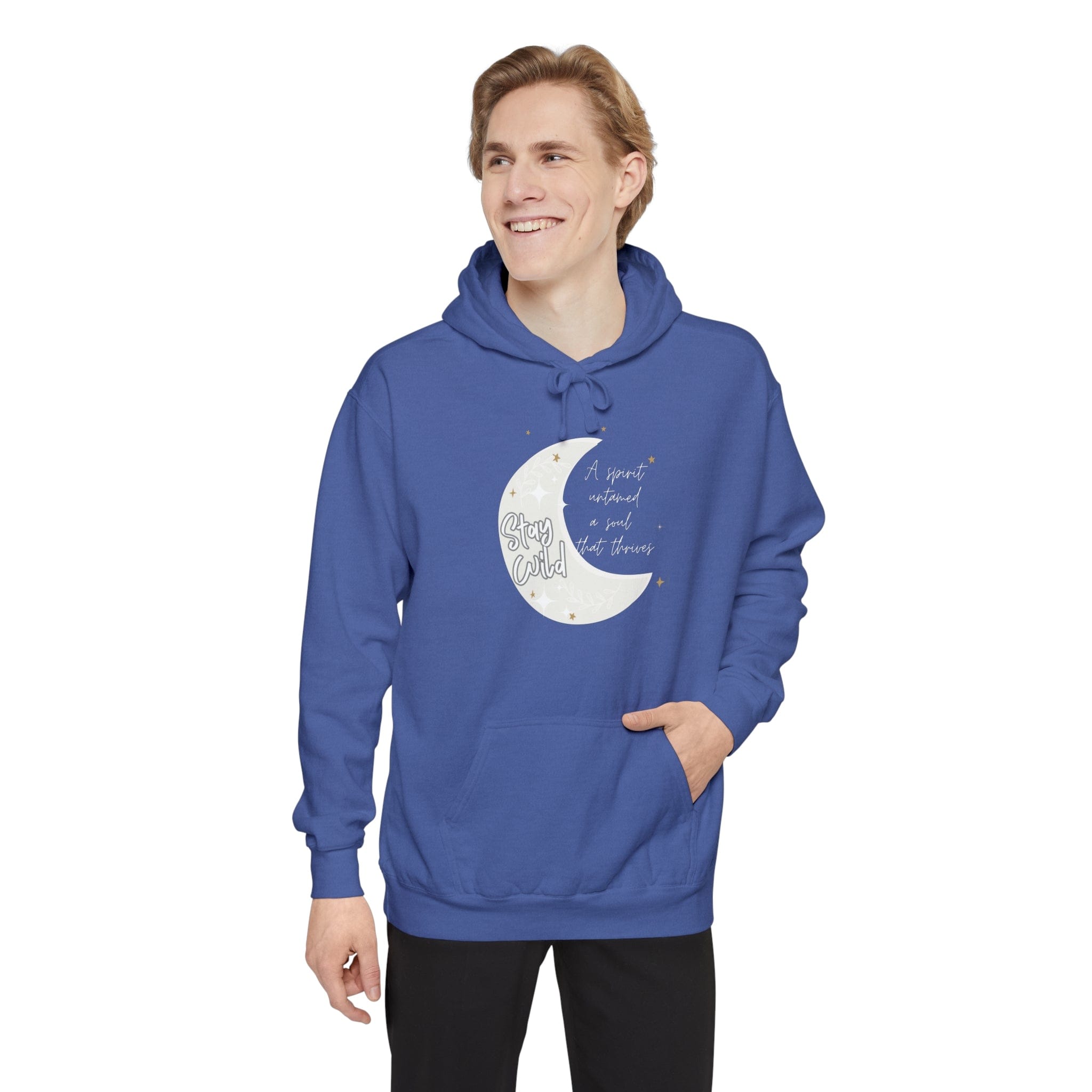 Printify Hoodie Spirit Thrives - Unisex Garment-Dyed Hoodie