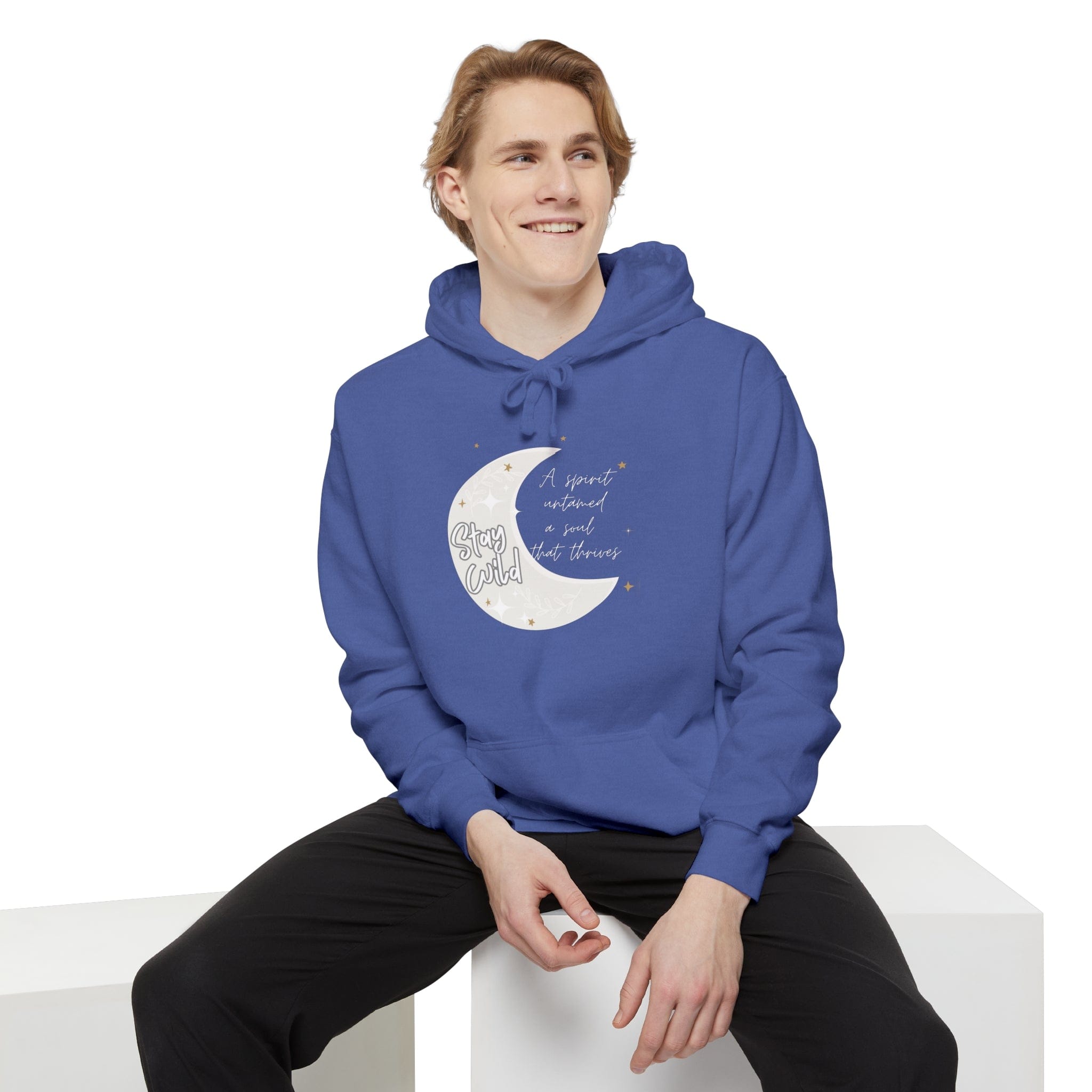 Printify Hoodie Spirit Thrives - Unisex Garment-Dyed Hoodie