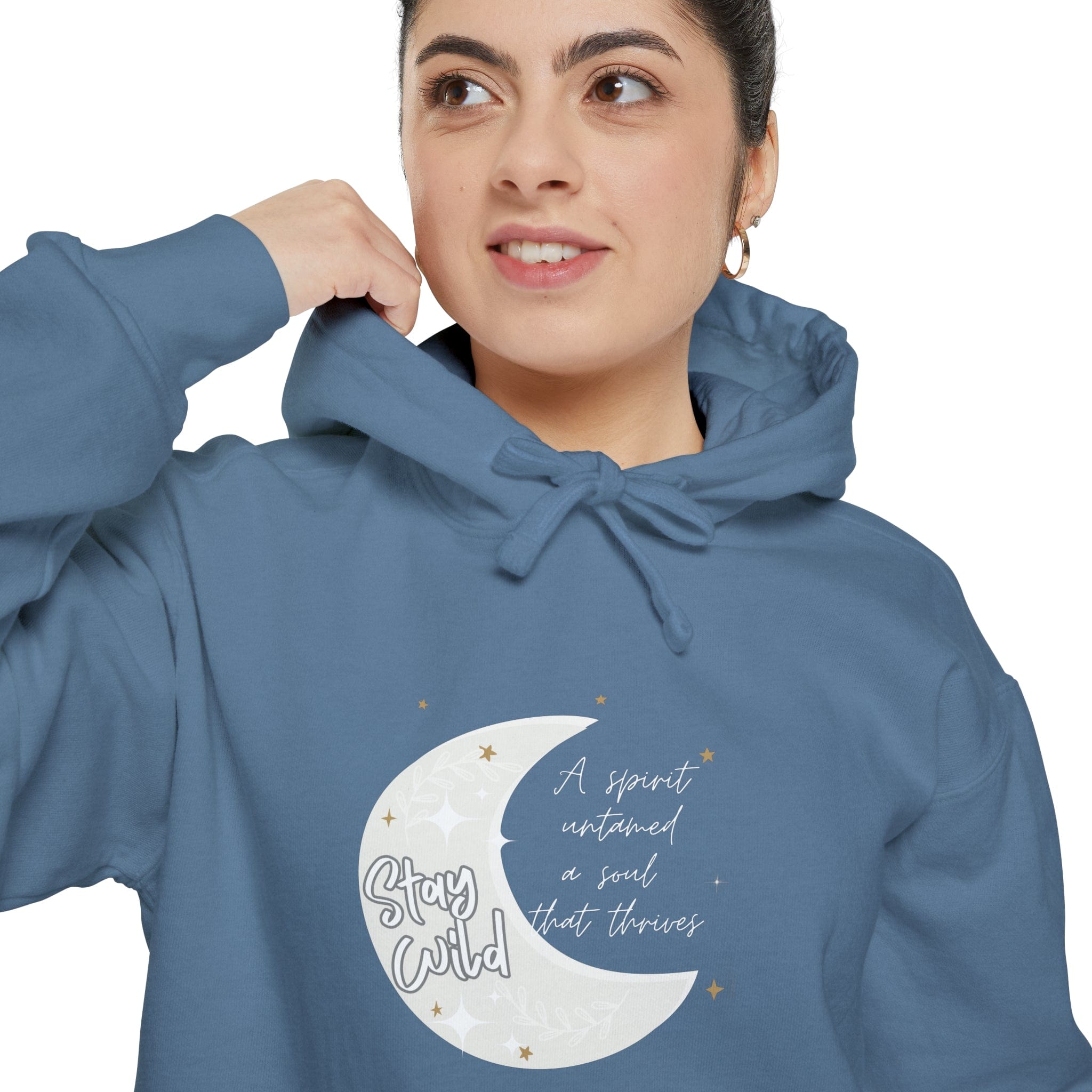Printify Hoodie Spirit Thrives - Unisex Garment-Dyed Hoodie
