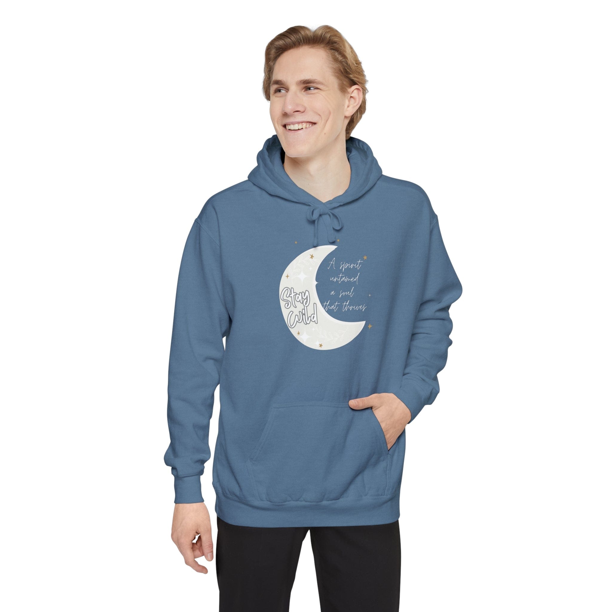 Printify Hoodie Spirit Thrives - Unisex Garment-Dyed Hoodie