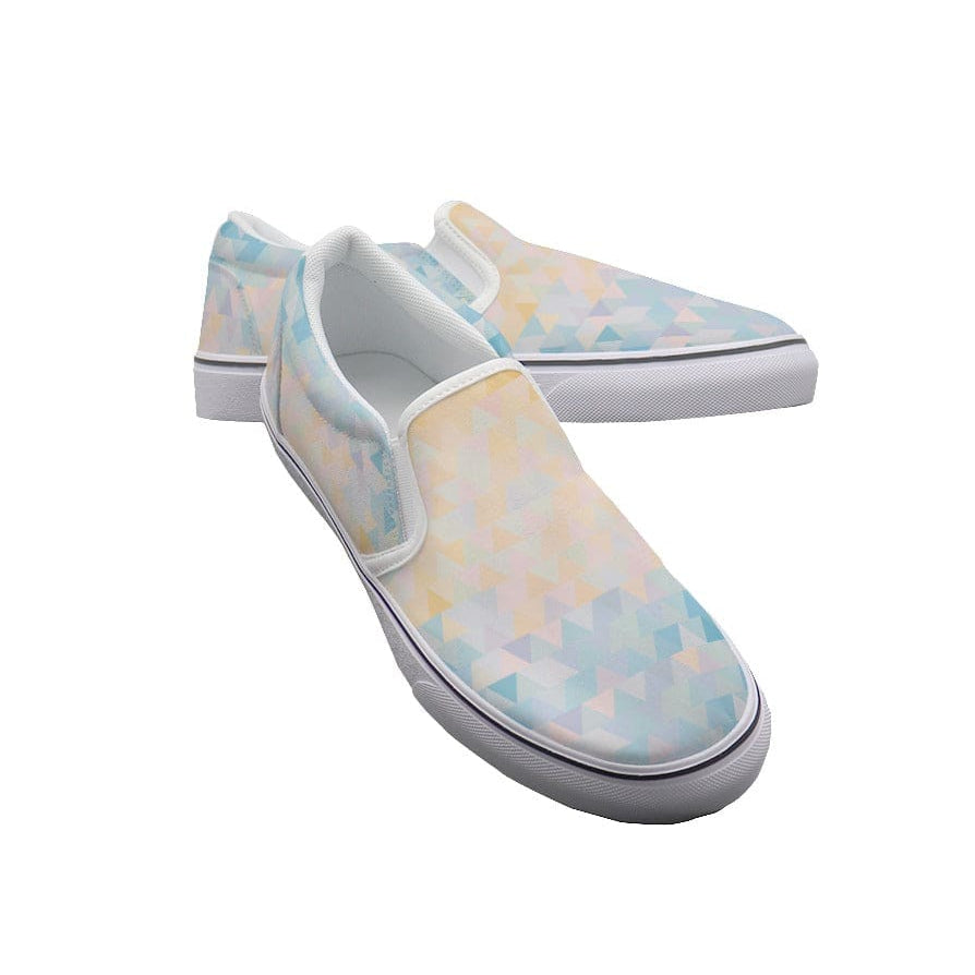 Yoycol White / US6(EUR36) Iced Prisms - Women's Slip On Sneakers