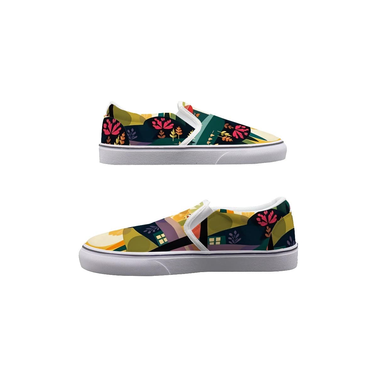 Yoycol Kalidoscope Kicks - Women's Slip On Sneakers