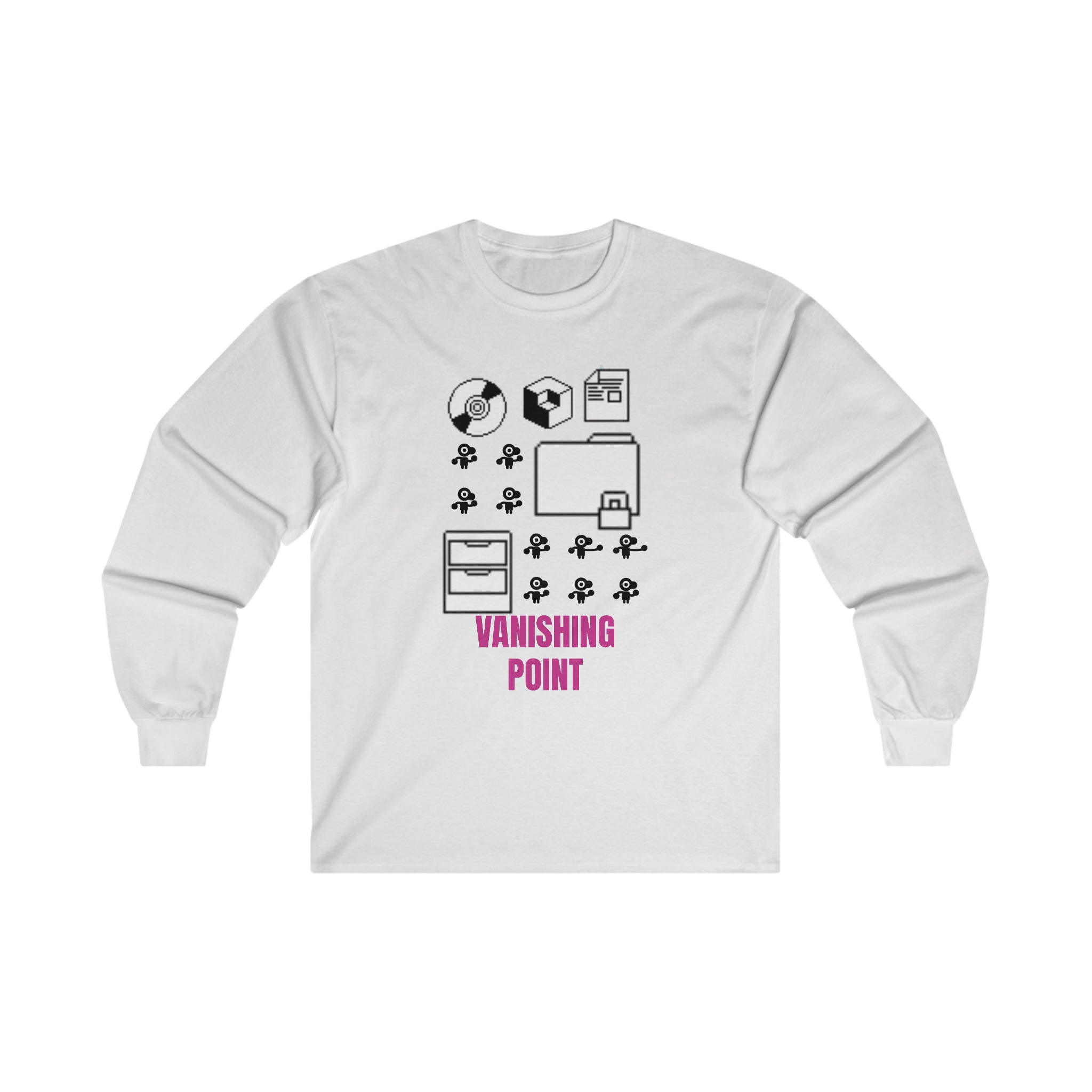 Printify Long-sleeve S / White VP Ultra Cotton Long Sleeve Tee