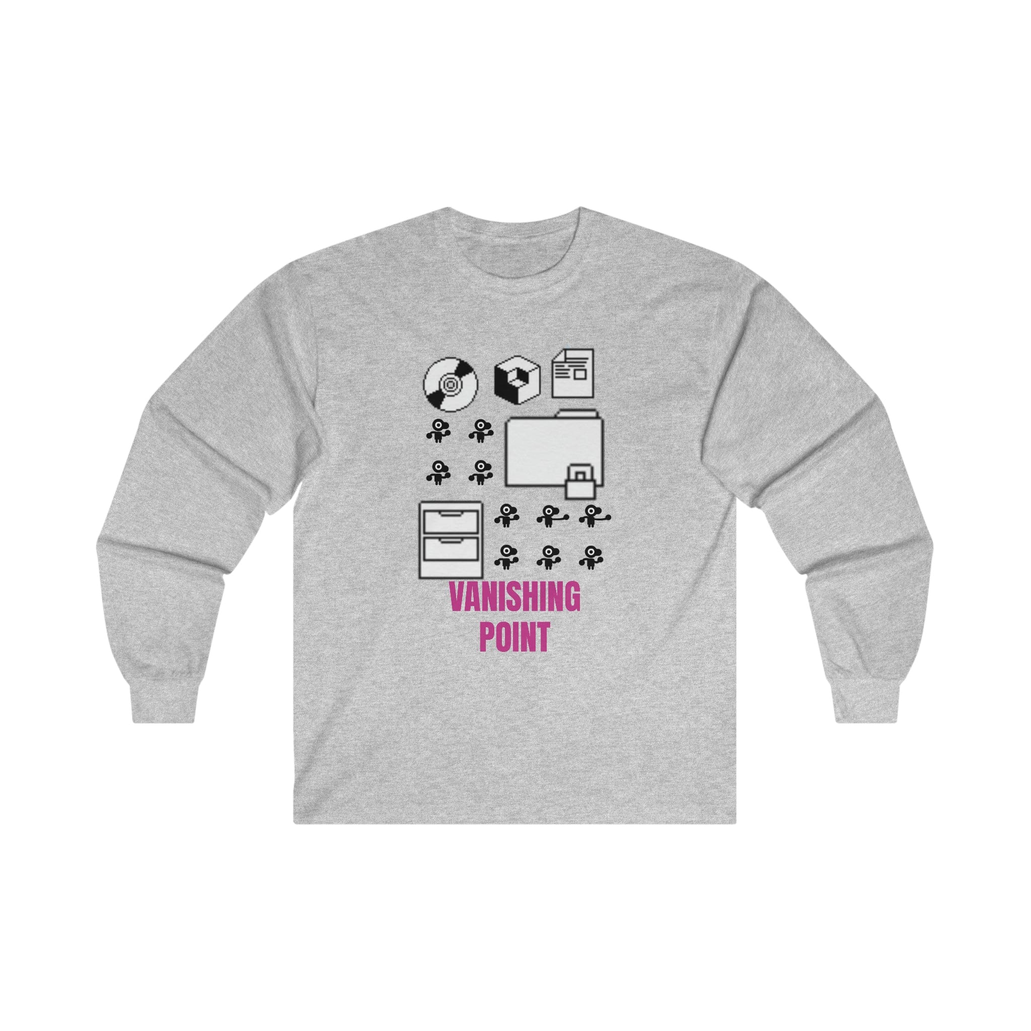Printify Long-sleeve S / Ash VP Ultra Cotton Long Sleeve Tee