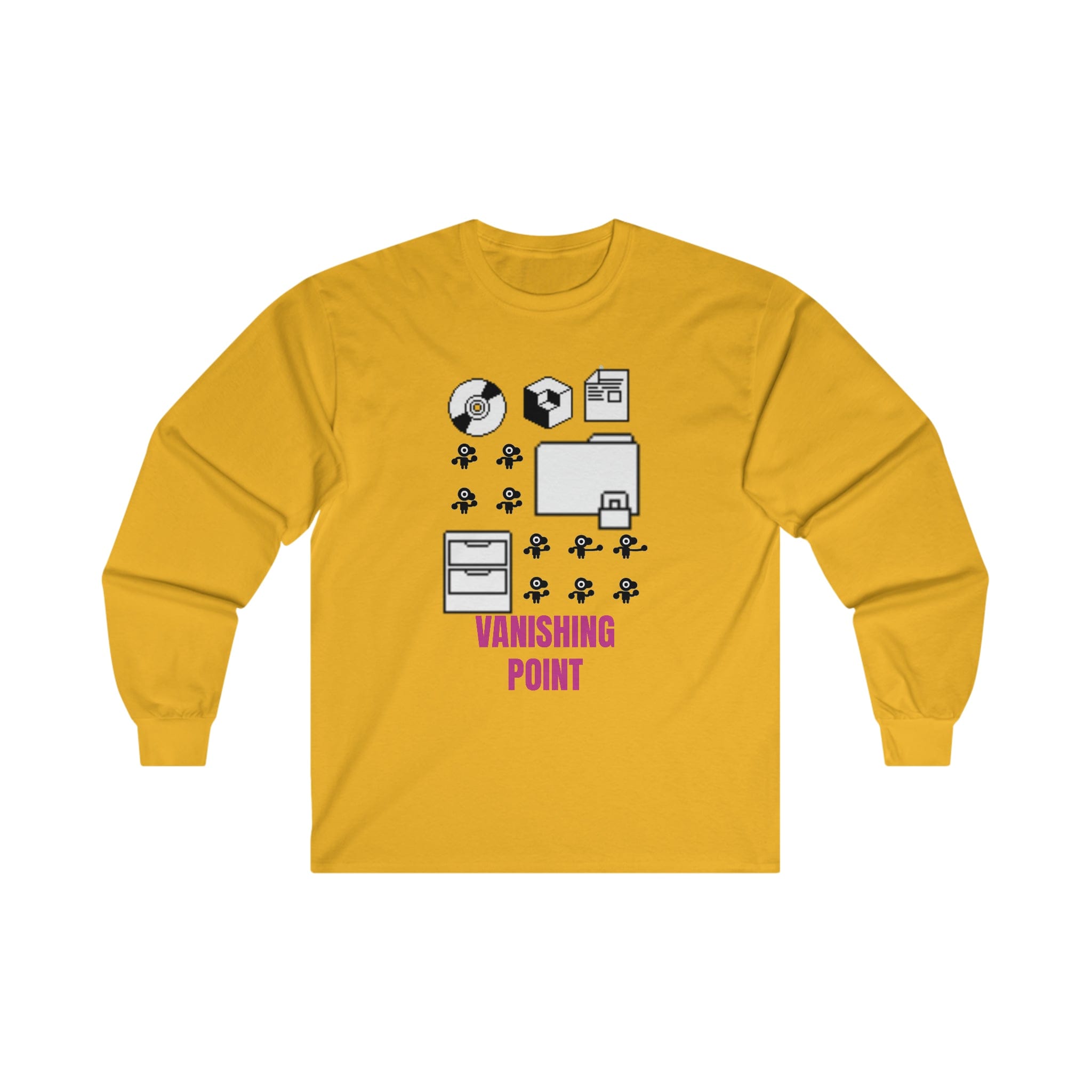 Printify Long-sleeve S / Gold VP Ultra Cotton Long Sleeve Tee