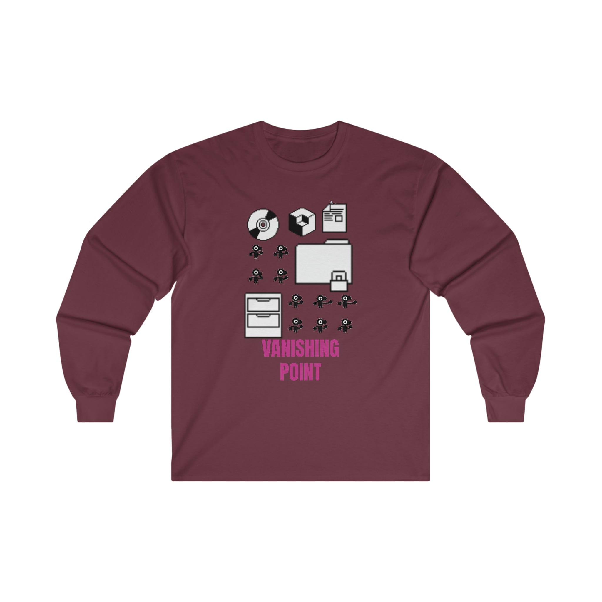 Printify Long-sleeve S / Maroon VP Ultra Cotton Long Sleeve Tee