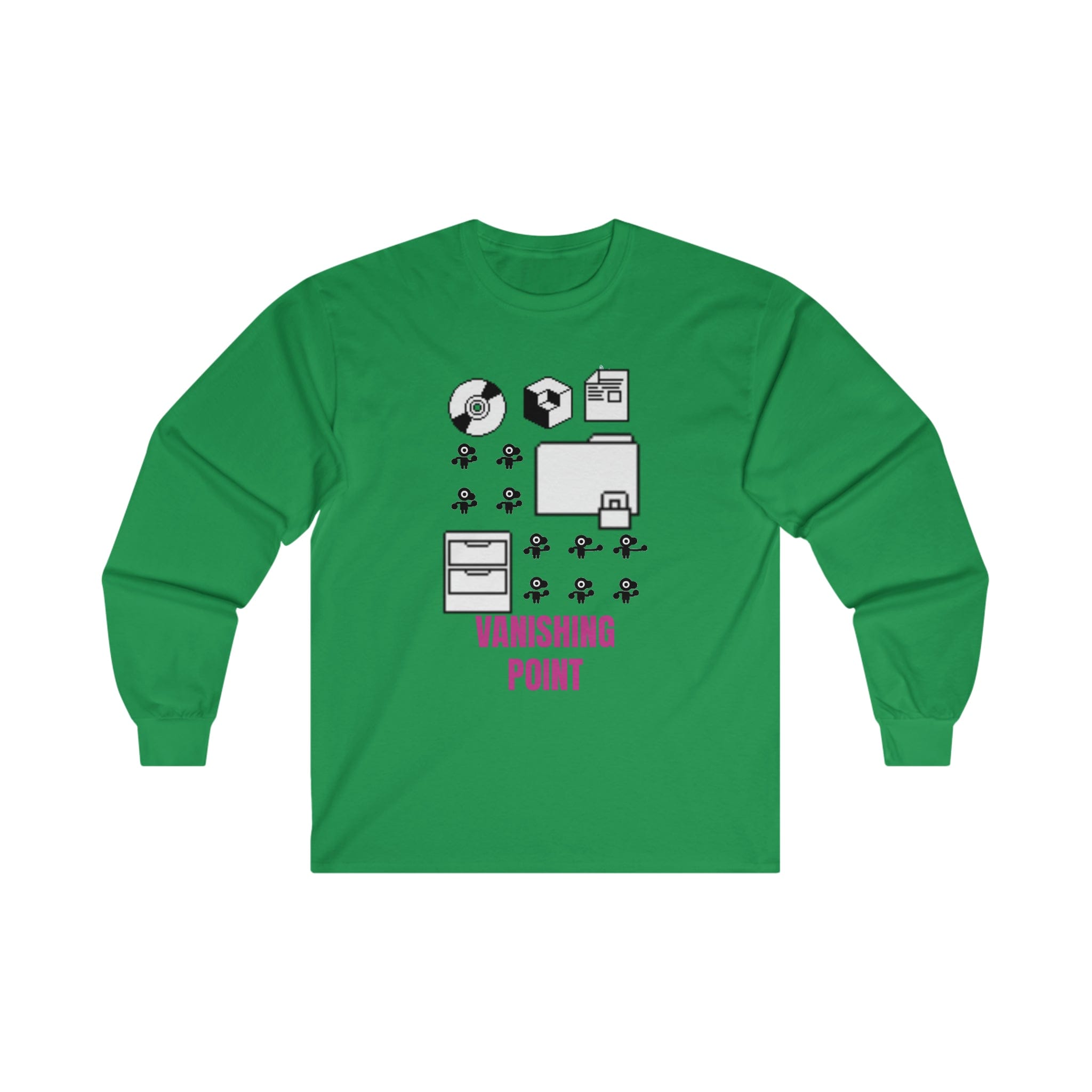 Printify Long-sleeve S / Irish Green VP Ultra Cotton Long Sleeve Tee