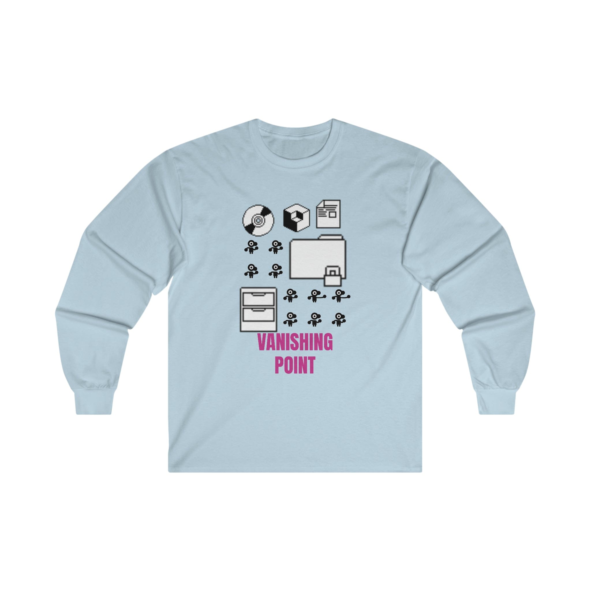 Printify Long-sleeve S / Light Blue VP Ultra Cotton Long Sleeve Tee