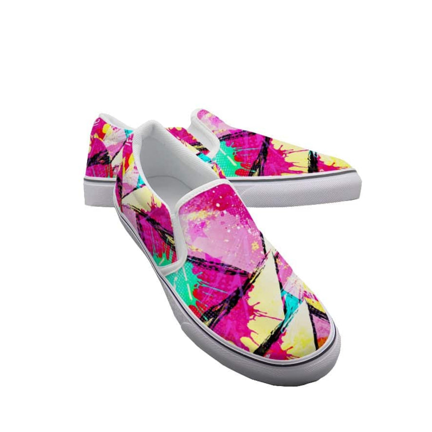 Yoycol White / US6(EUR36) Magenta Pop - Women's Slip On Sneakers