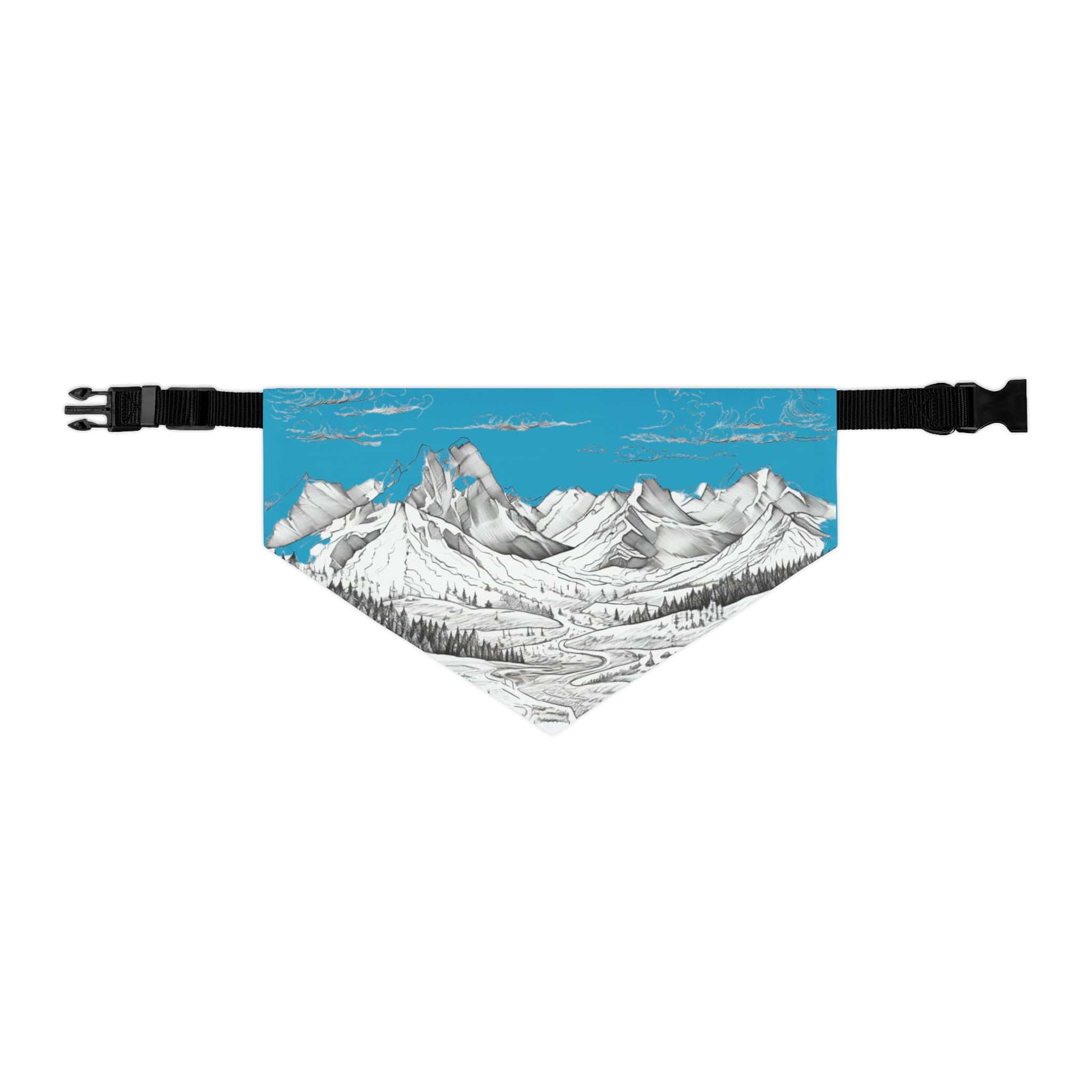 Printify Pets L Take me to the Mountains - Pet Bandana Collar