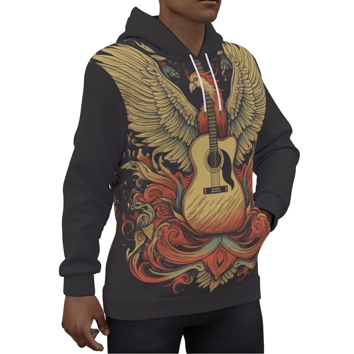 Yoycol Phoenix Guitarra - Men's Pullover Hoodie