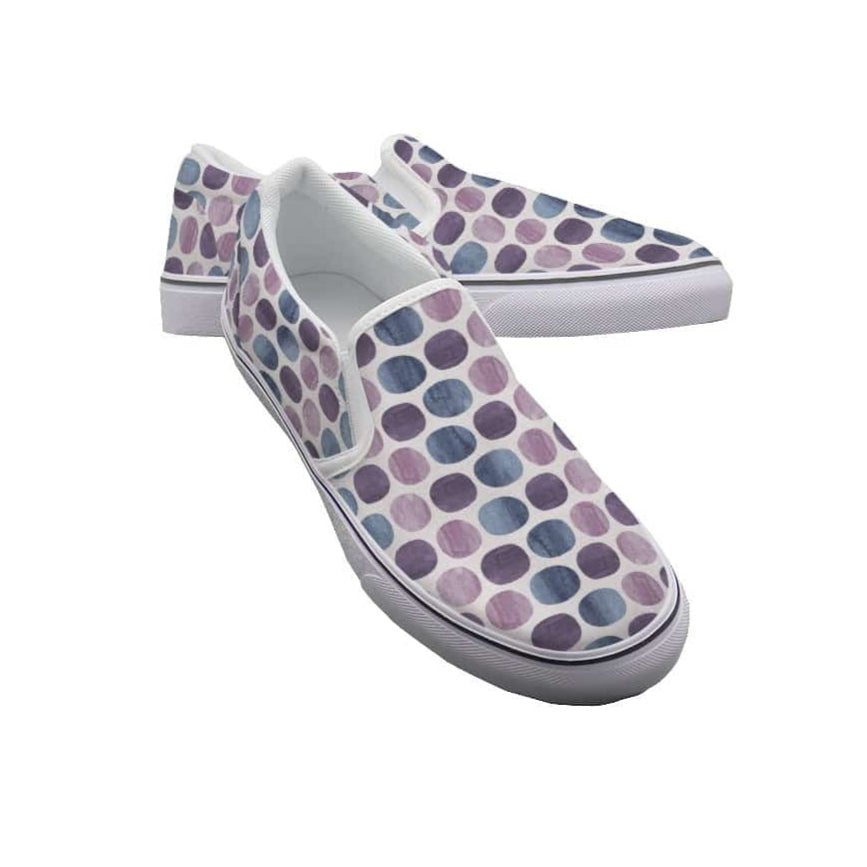 Yoycol White / US6(EUR36) Polka Kicks - Women's Slip On Sneakers