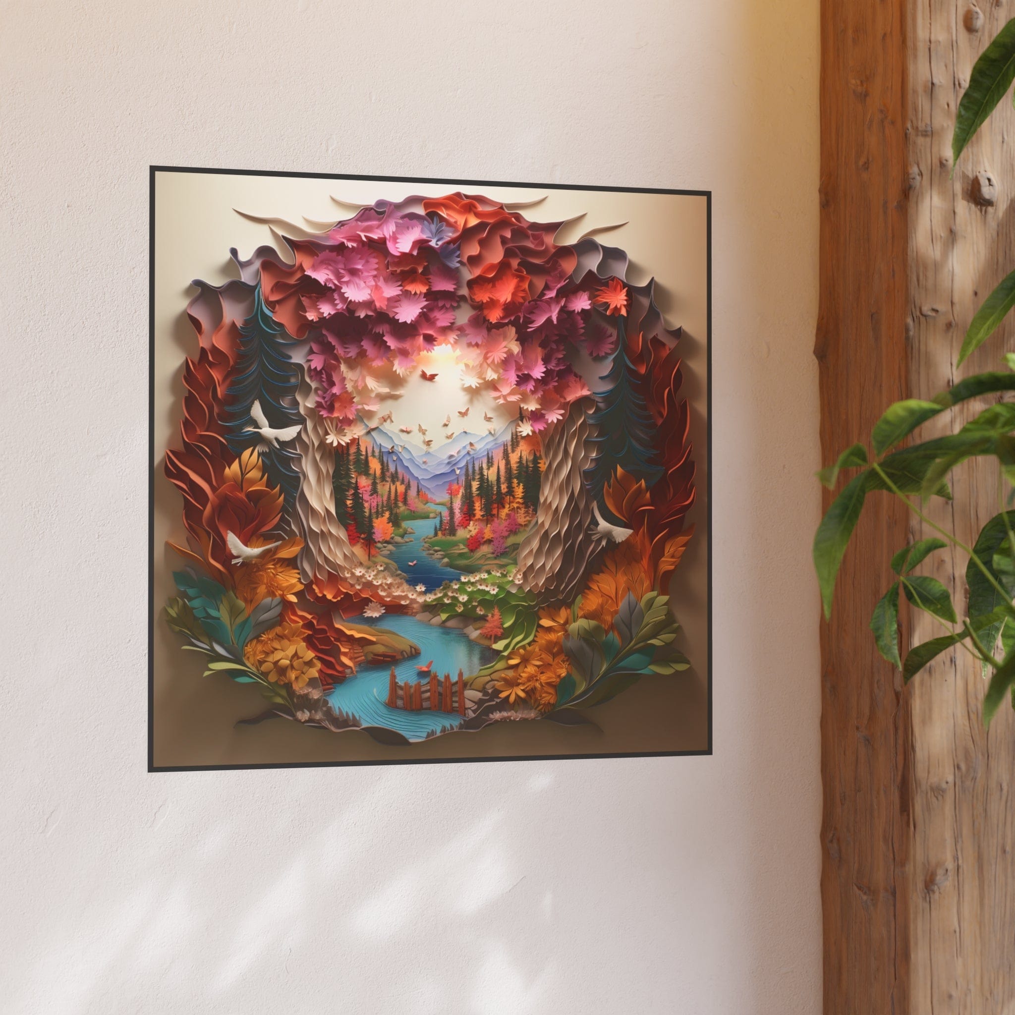 Printify Poster 30″ x 30″ (Square) / Matte Nature's Beauty - Satin and Archival Matte Posters