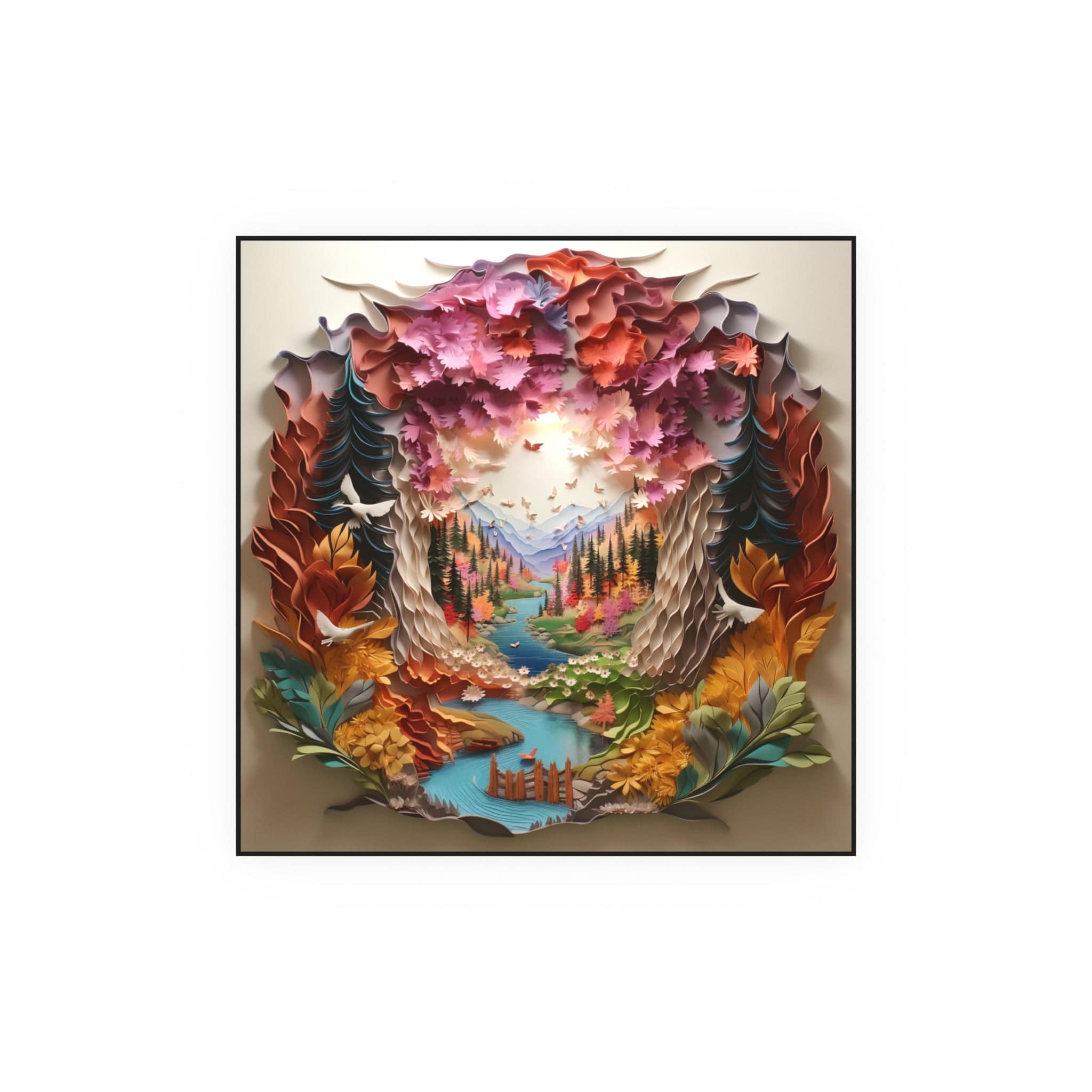 Printify Poster Nature's Beauty - Satin and Archival Matte Posters