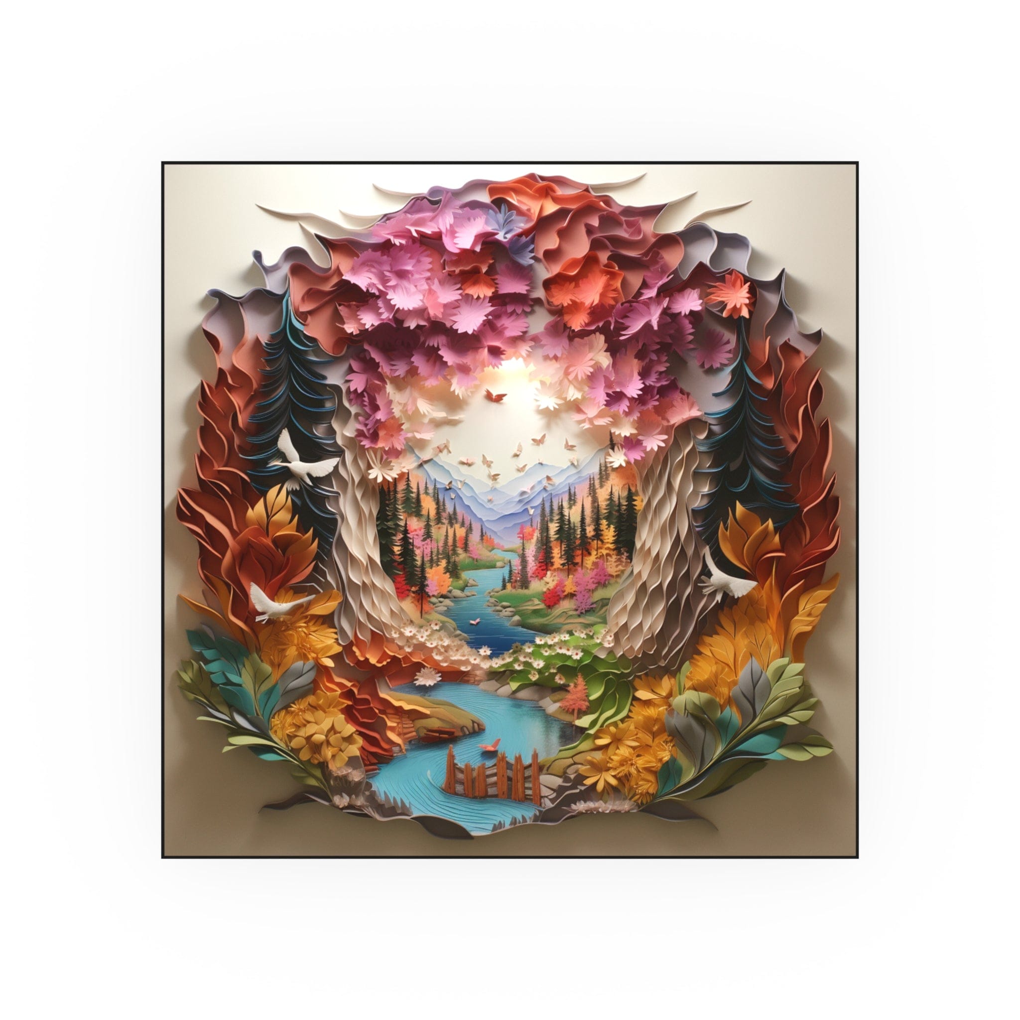 Printify Poster Nature's Beauty - Satin and Archival Matte Posters