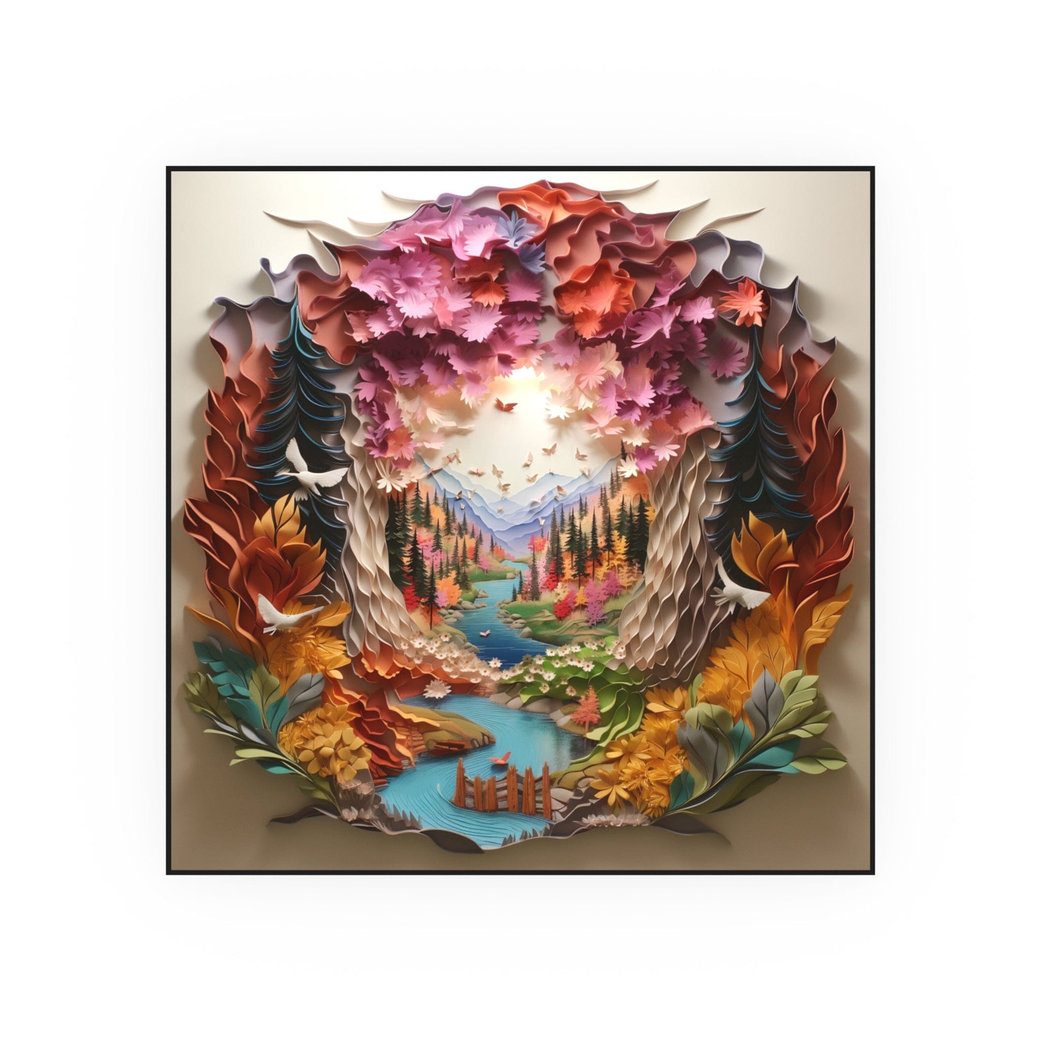 Printify Poster Nature's Beauty - Satin and Archival Matte Posters