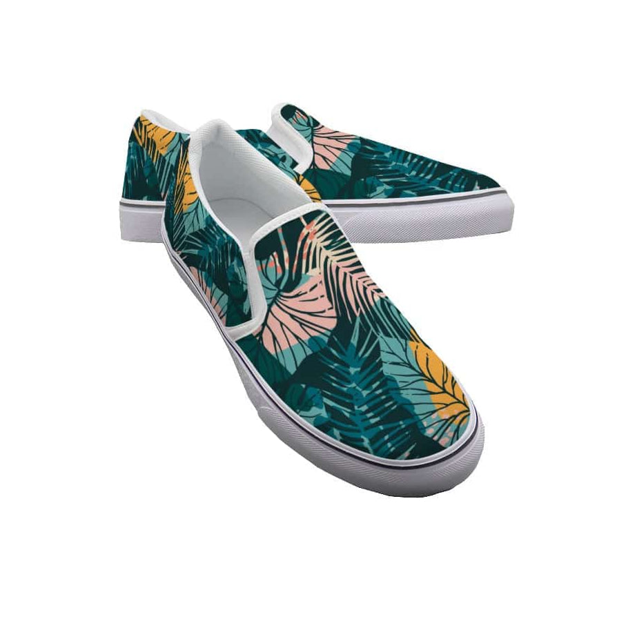 Yoycol White / US6(EUR36) PukaPuka Treads -Women's Slip On Sneakers