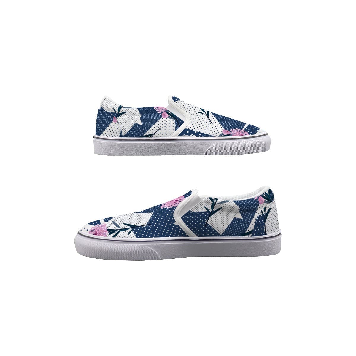 Yoycol Rad Roses - Women's Slip On Sneakers