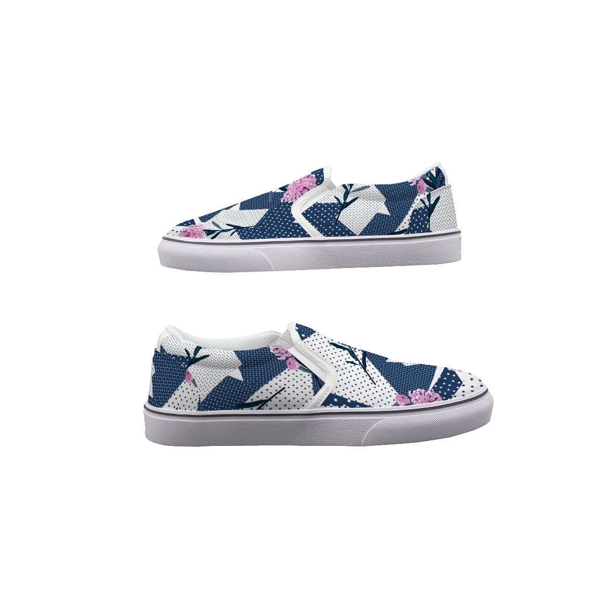 Yoycol Rad Roses - Women's Slip On Sneakers