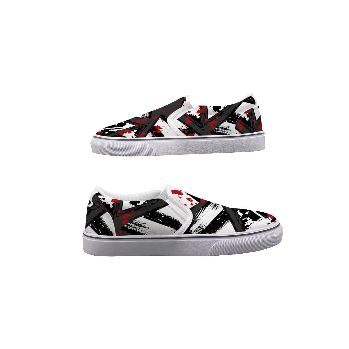 Yoycol Rojo Noir - Women's Slip On Sneakers