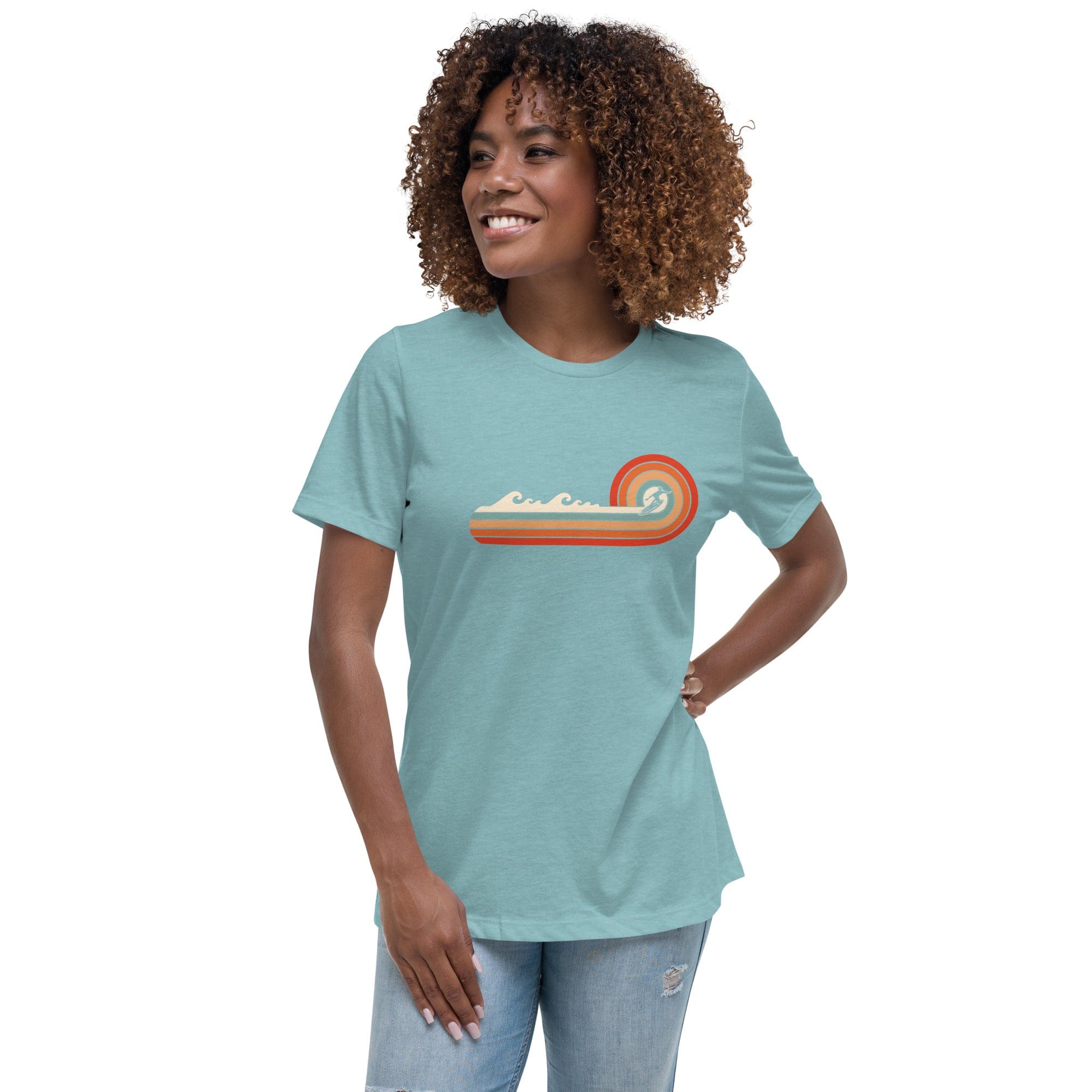 Spruced Roost Surfs Up - Women's Relaxed T-Shirt - S-3XL