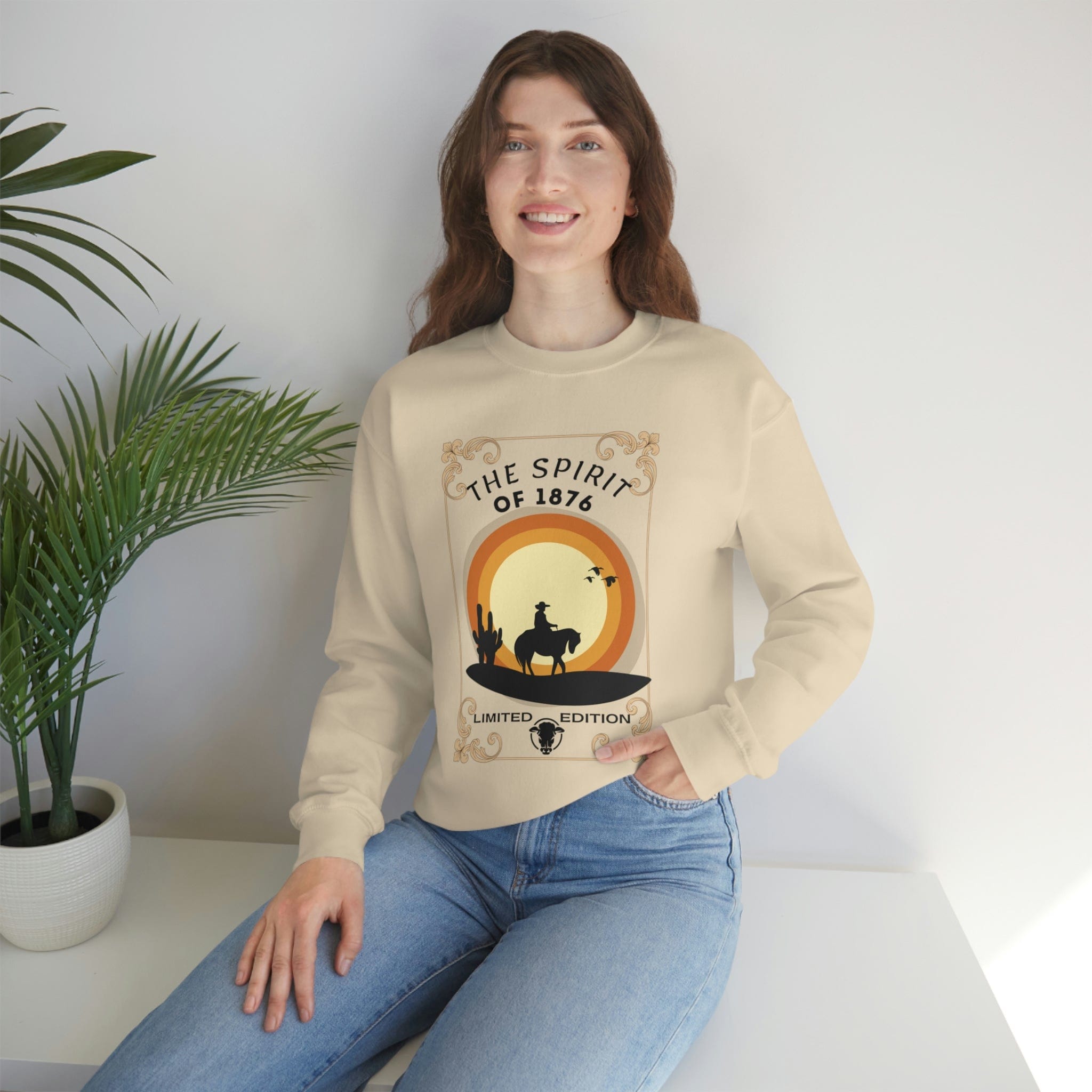 Printify Sweatshirt Spirit of 1876 - Unisex Heavy Blend™ Crewneck Sweatshirt