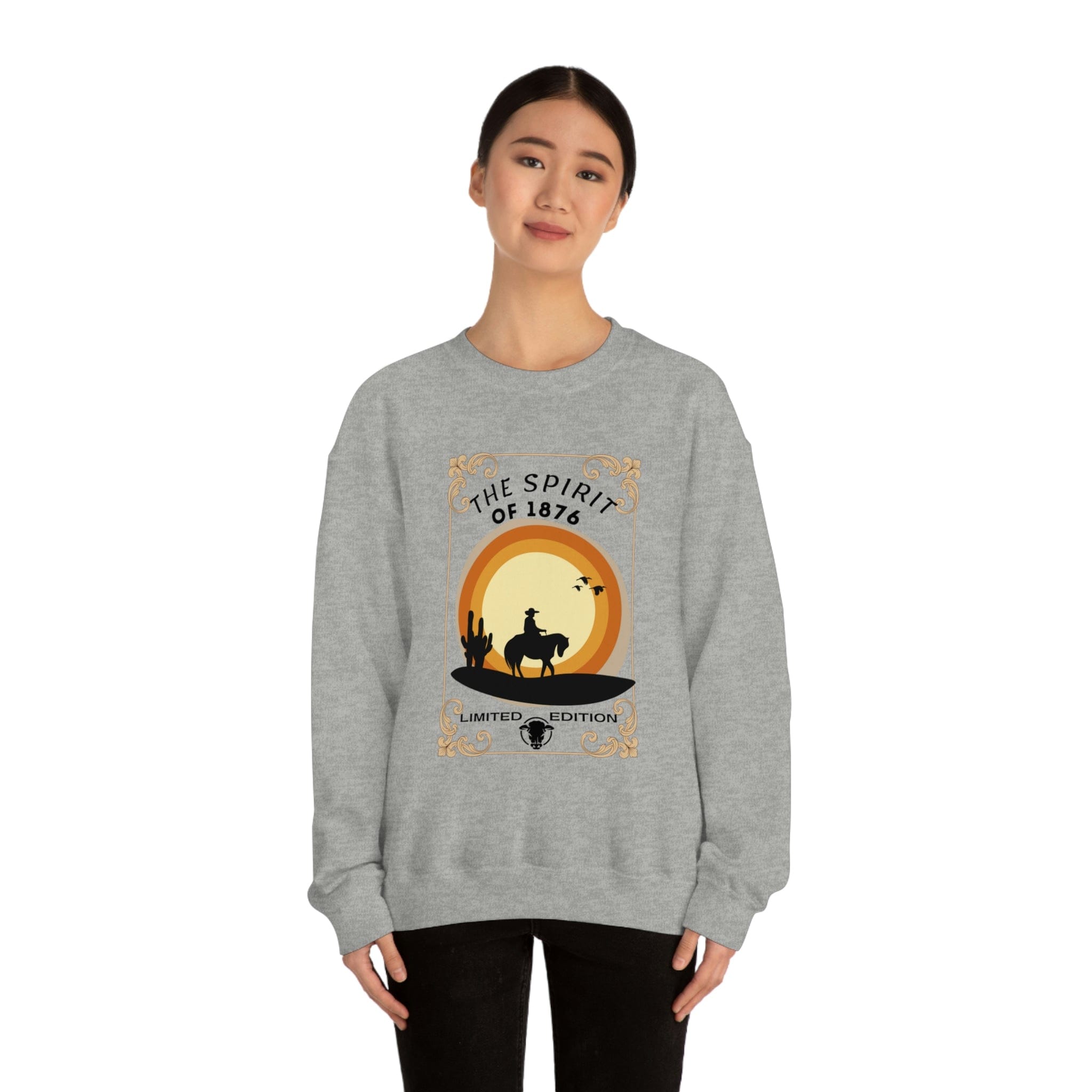 Printify Sweatshirt Spirit of 1876 - Unisex Heavy Blend™ Crewneck Sweatshirt