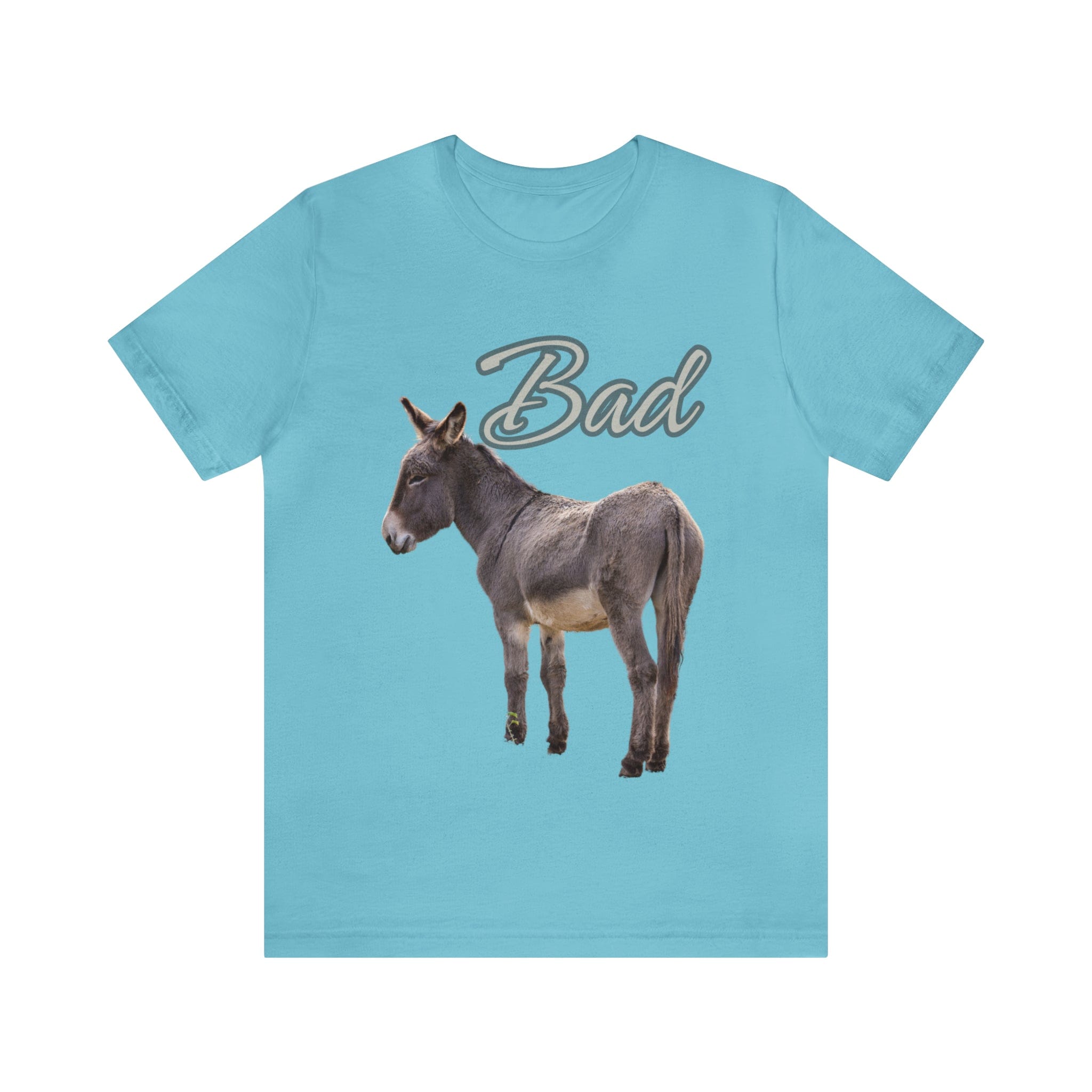 Printify T-Shirt Bad Ass (Donkey) - Unisex Jersey Short Sleeve Tee
