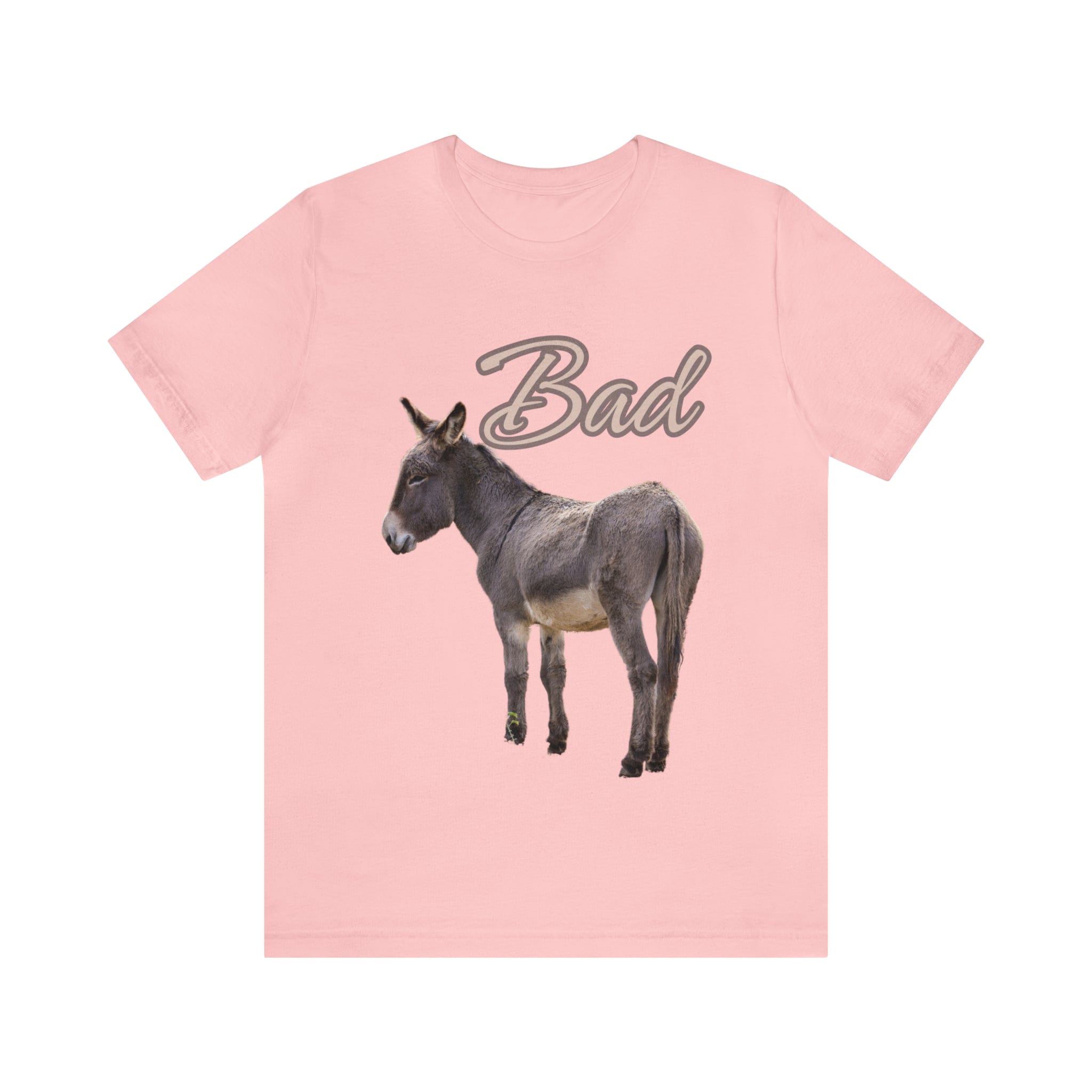 Printify T-Shirt Bad Ass (Donkey) - Unisex Jersey Short Sleeve Tee