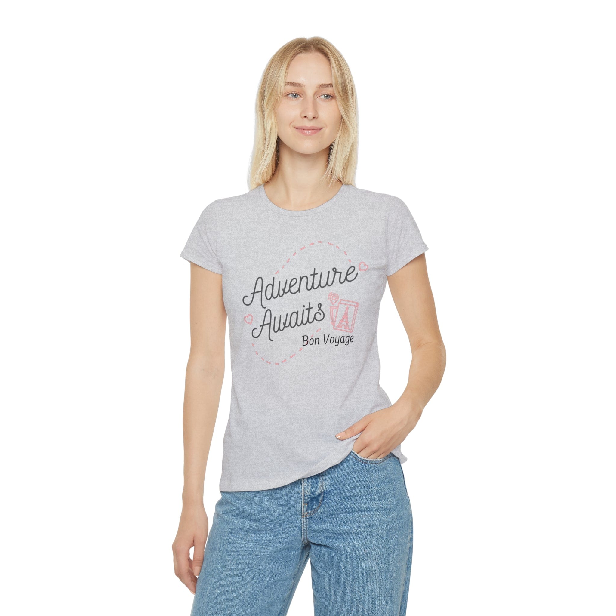 Printify T-Shirt Bon Voyage! - Women's Iconic T-Shirt