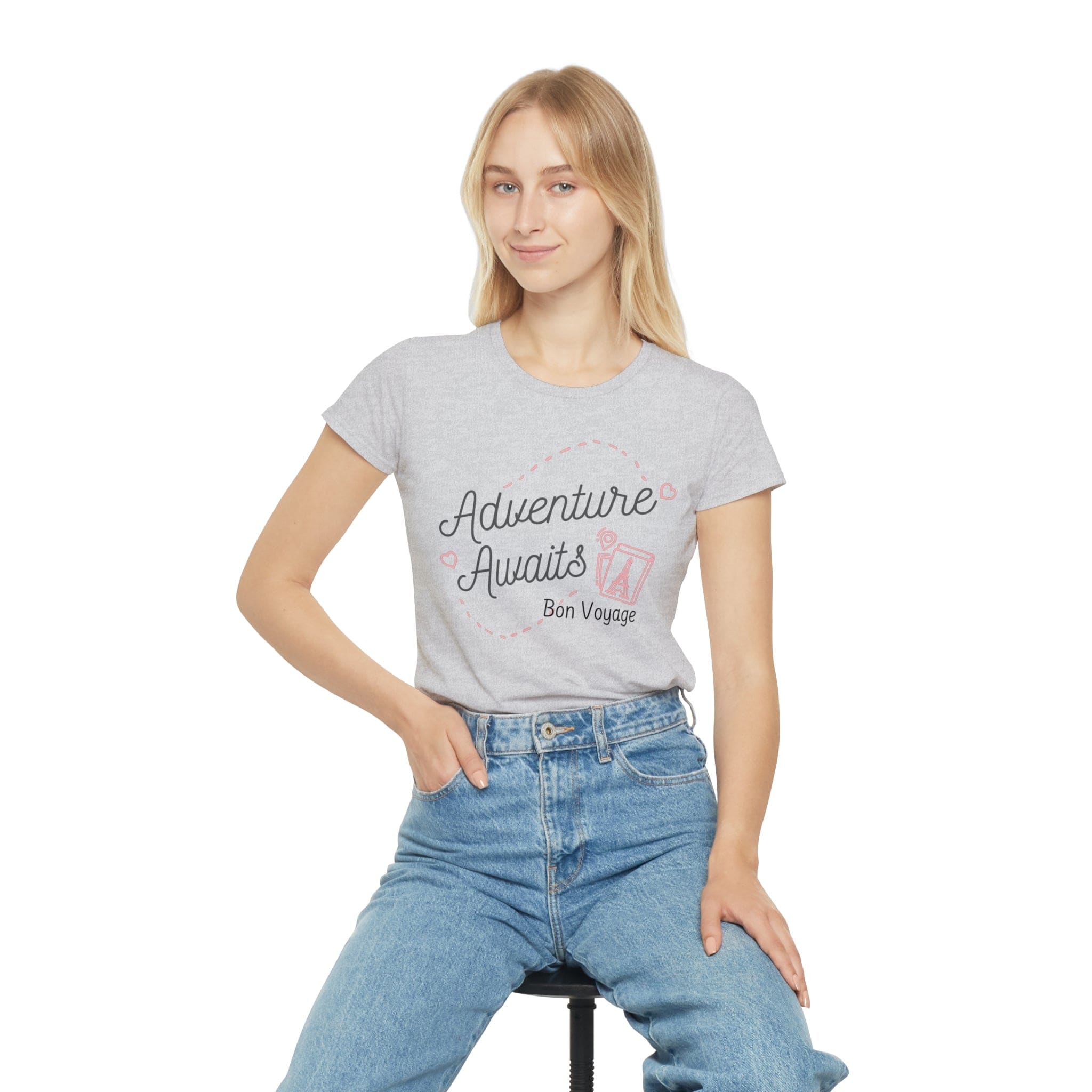 Printify T-Shirt Bon Voyage! - Women's Iconic T-Shirt