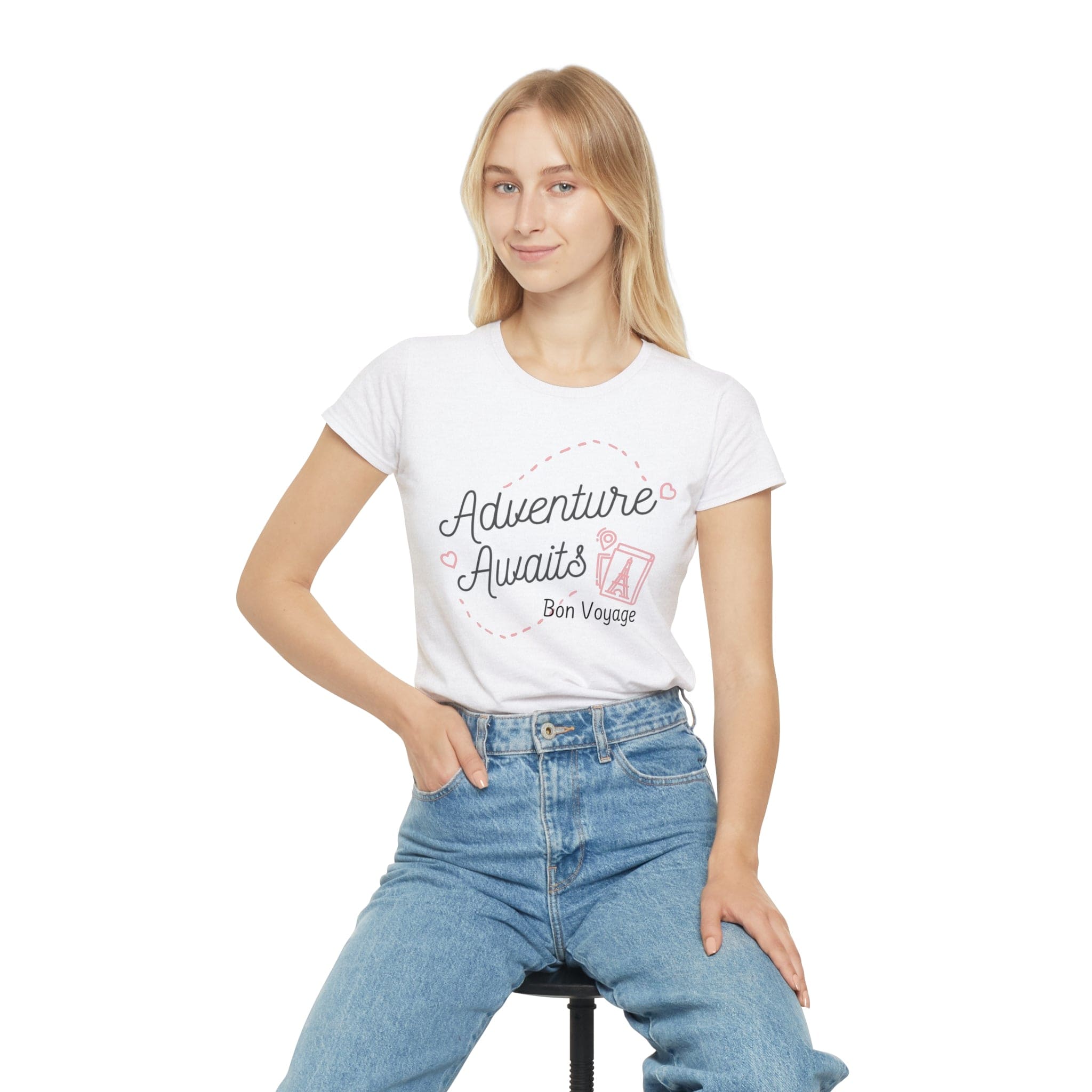 Printify T-Shirt Bon Voyage! - Women's Iconic T-Shirt