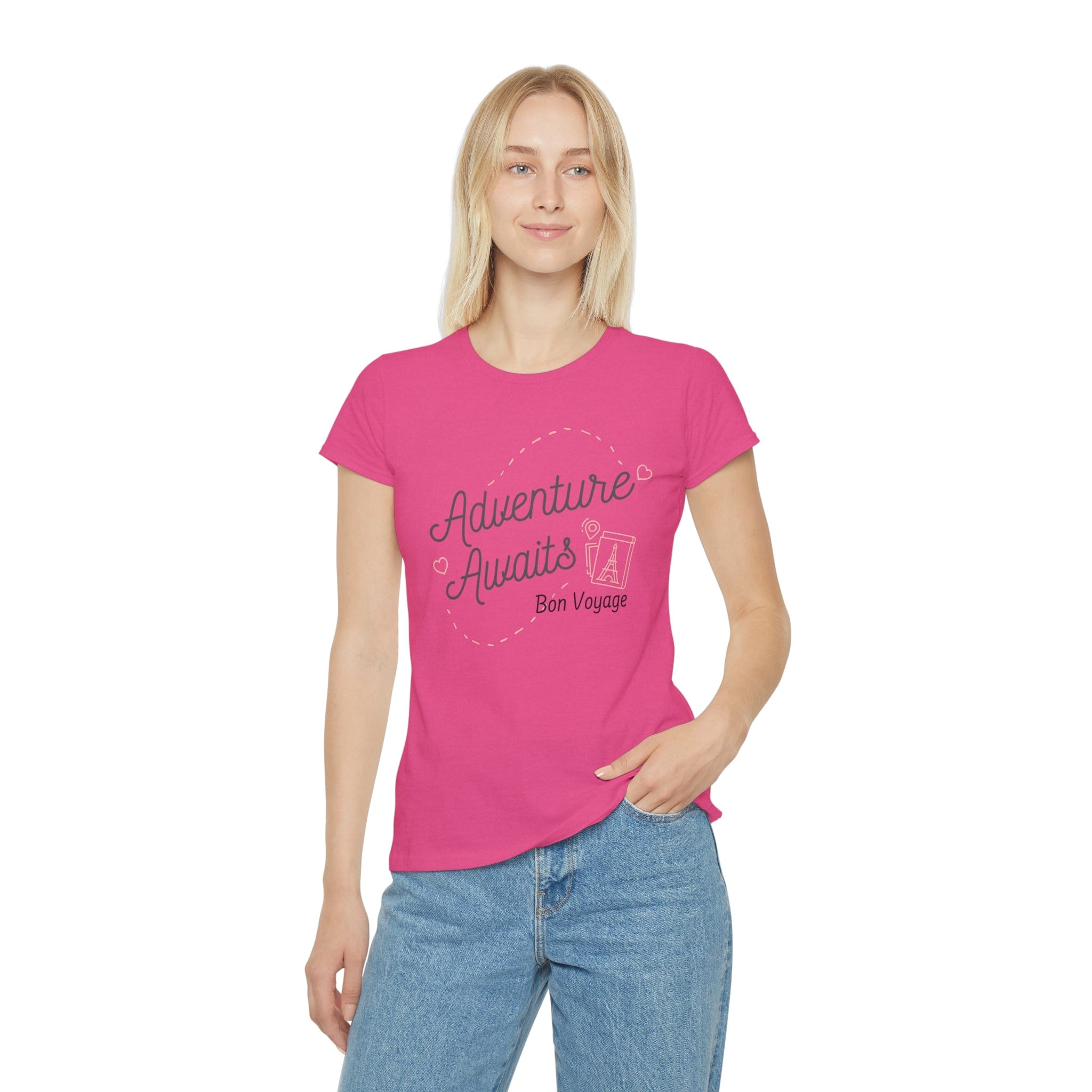 Printify T-Shirt Bon Voyage! - Women's Iconic T-Shirt
