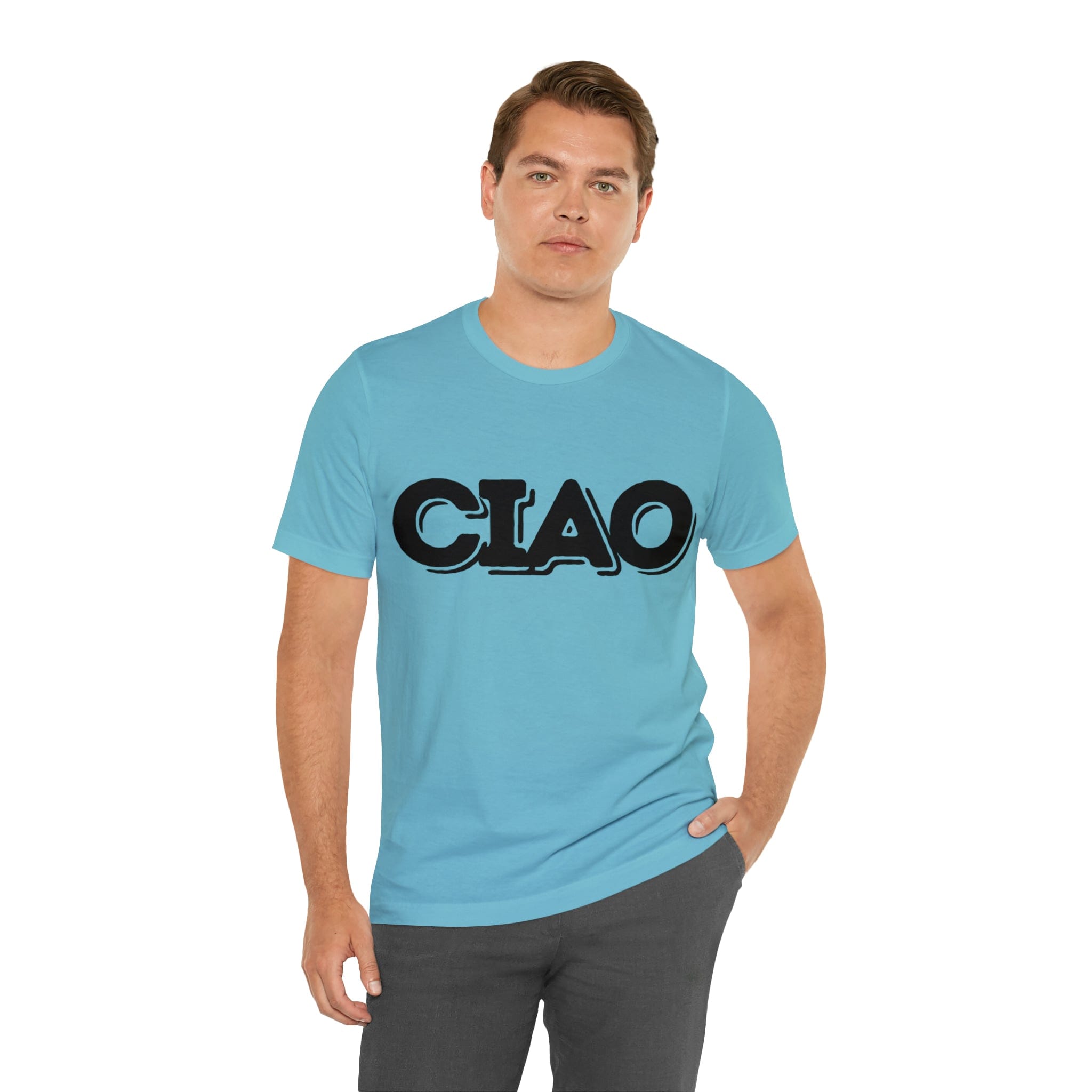 Printify T-Shirt Ciao! Italian Unisex Jersey Short Sleeve Tee