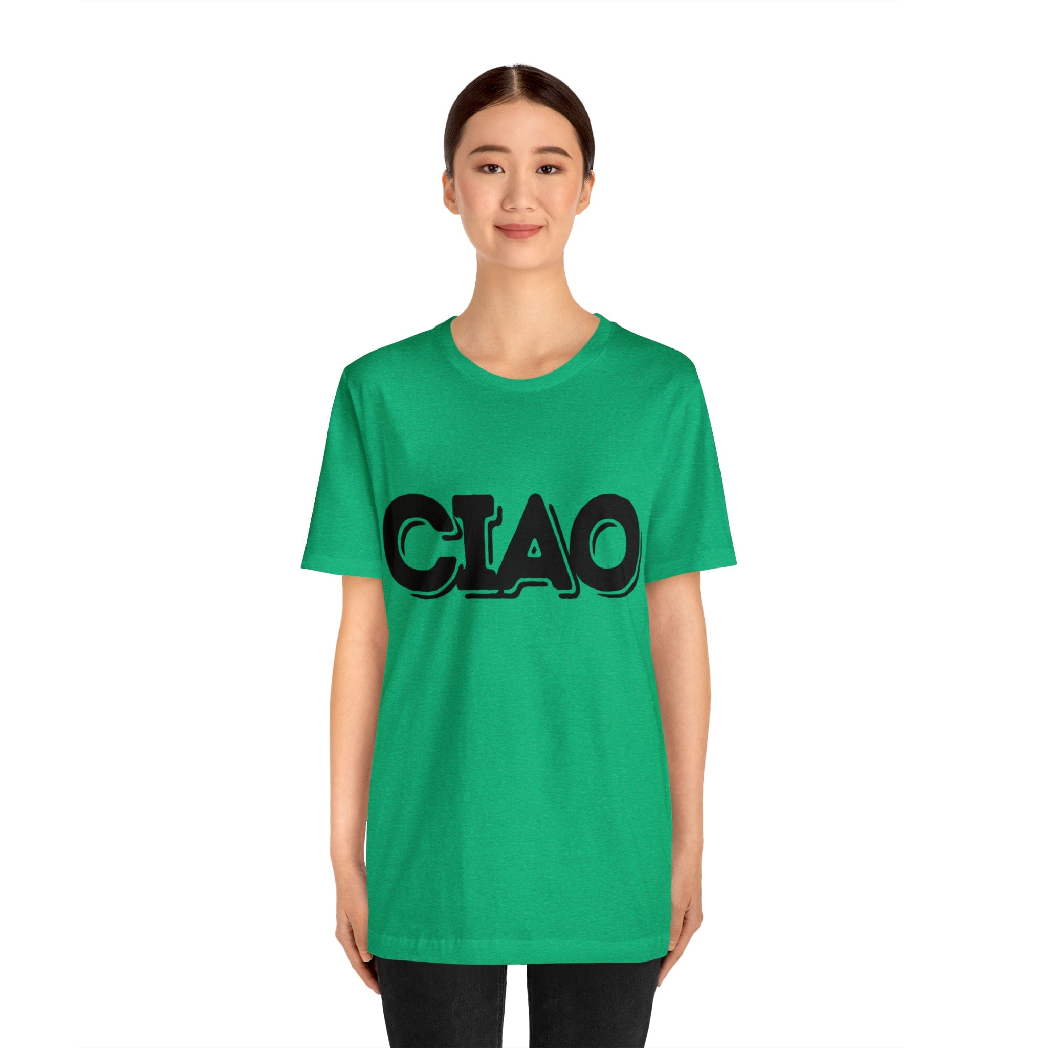 Printify T-Shirt Ciao! Italian Unisex Jersey Short Sleeve Tee