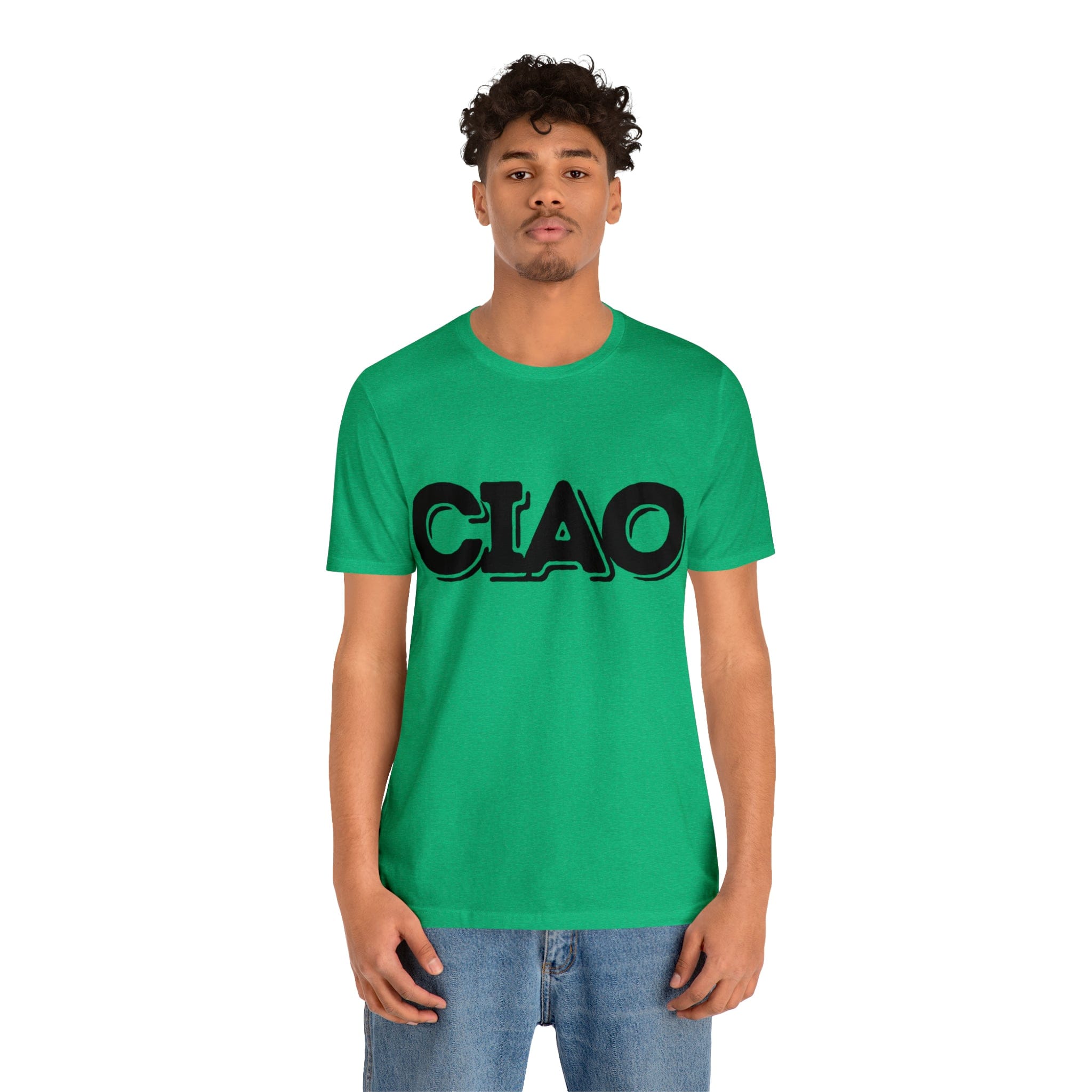Printify T-Shirt Ciao! Italian Unisex Jersey Short Sleeve Tee