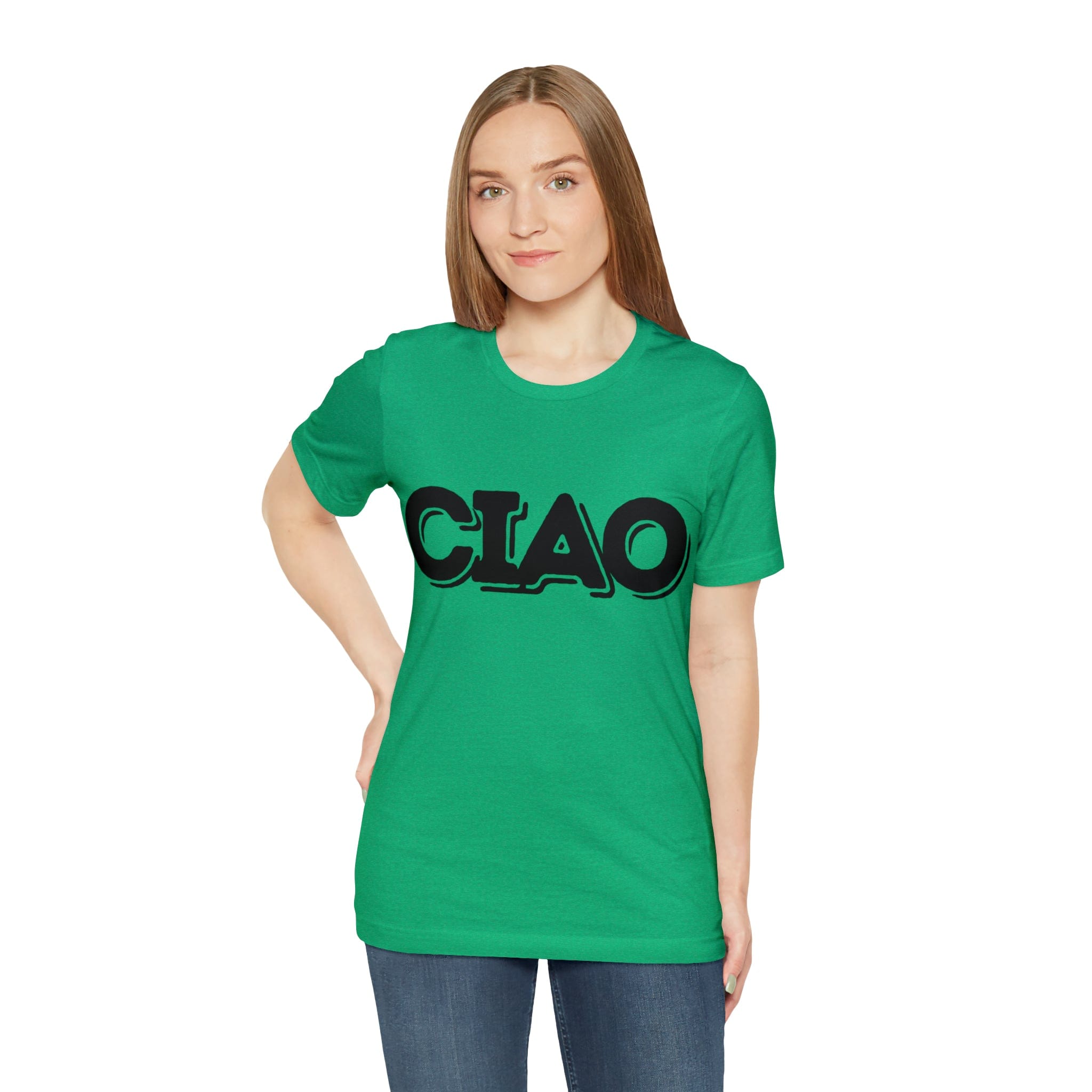 Printify T-Shirt Ciao! Italian Unisex Jersey Short Sleeve Tee