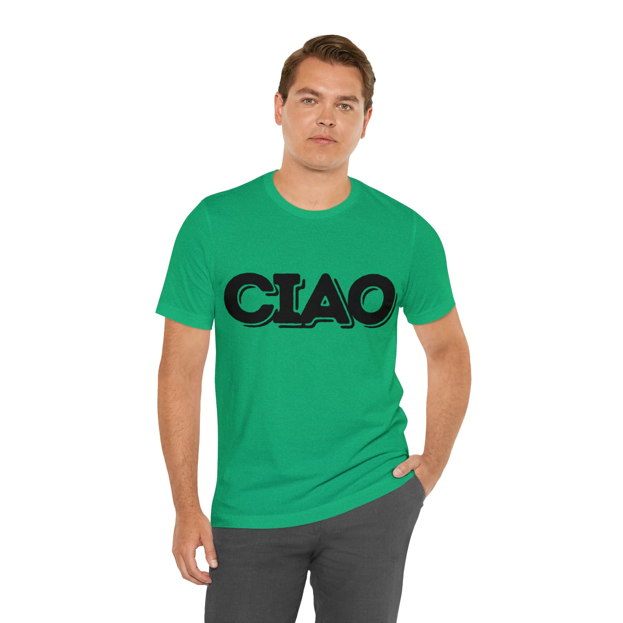 Printify T-Shirt Ciao! Italian Unisex Jersey Short Sleeve Tee