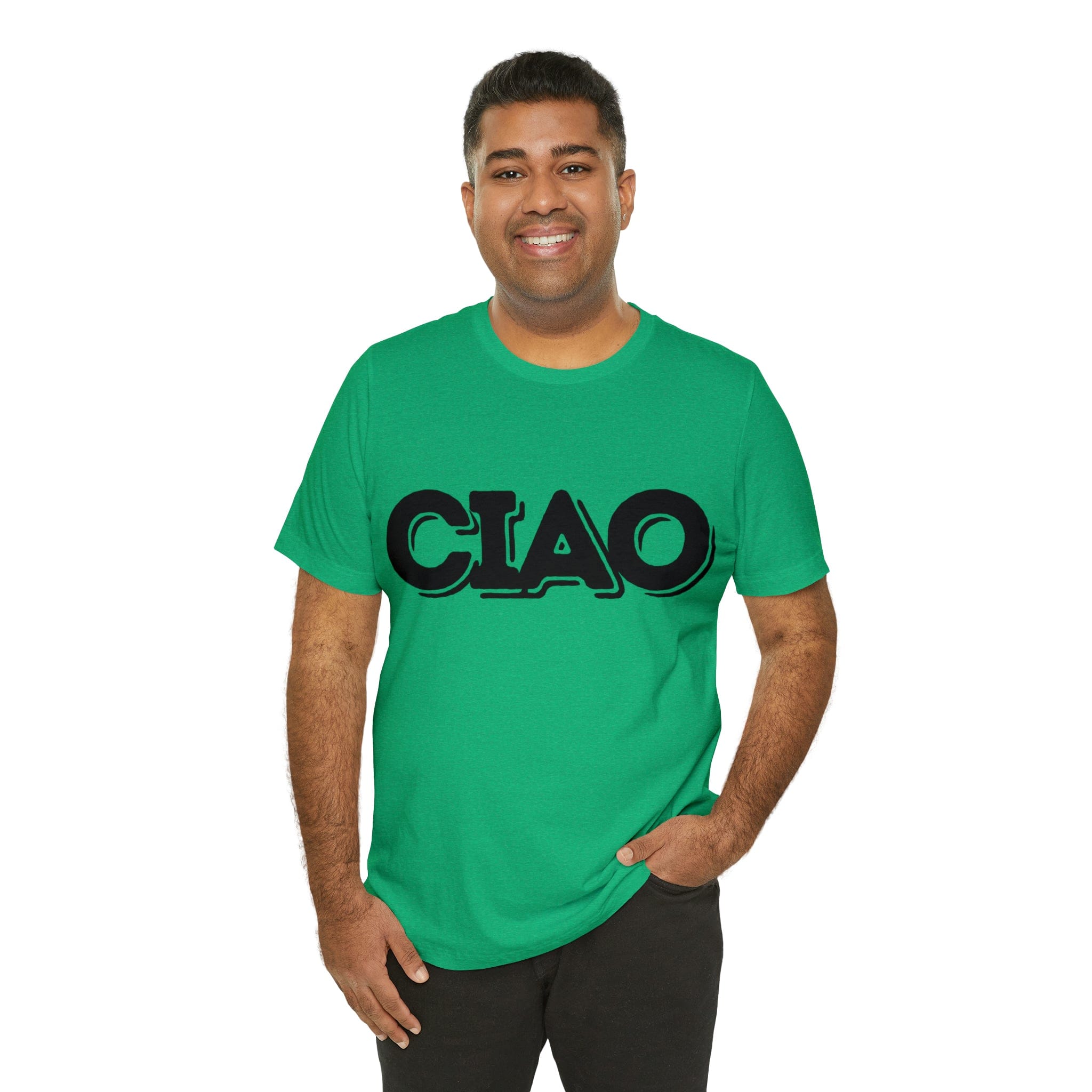 Printify T-Shirt Ciao! Italian Unisex Jersey Short Sleeve Tee