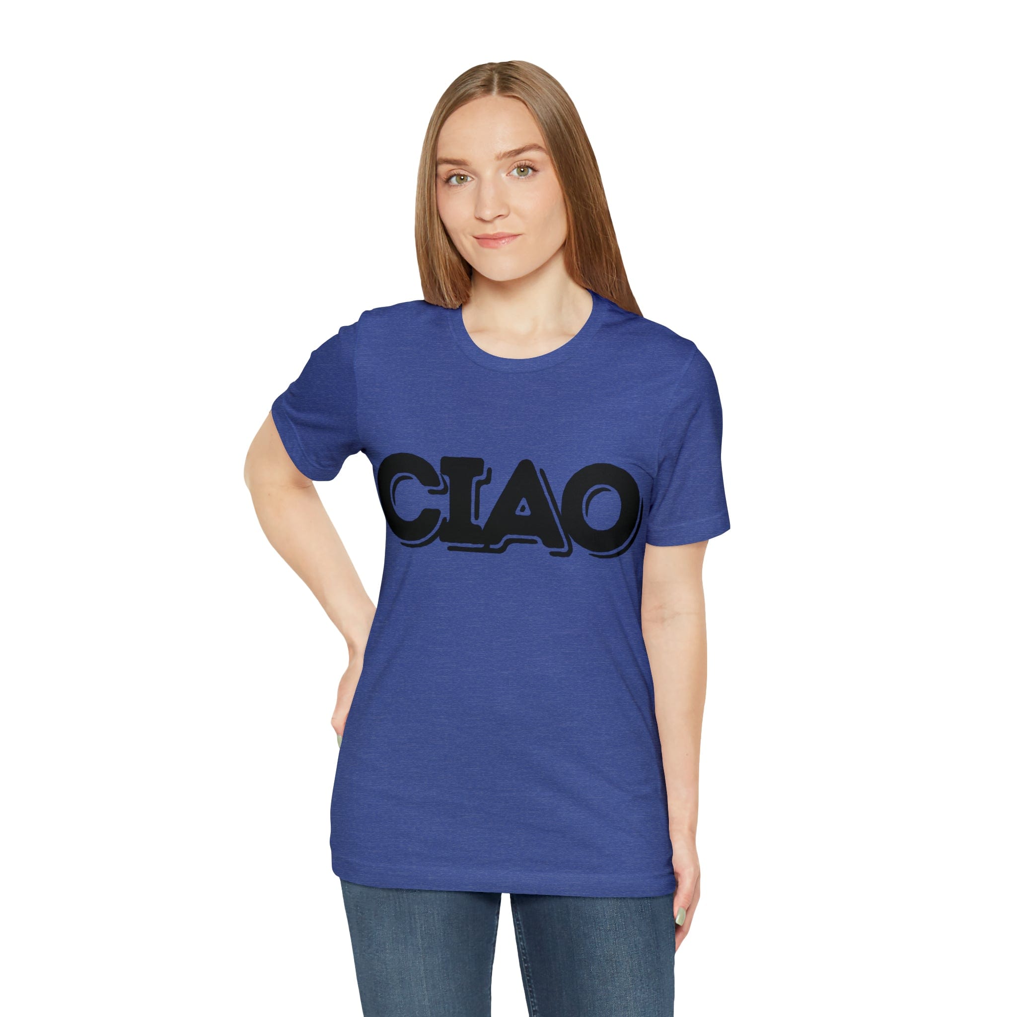 Printify T-Shirt Ciao! Italian Unisex Jersey Short Sleeve Tee
