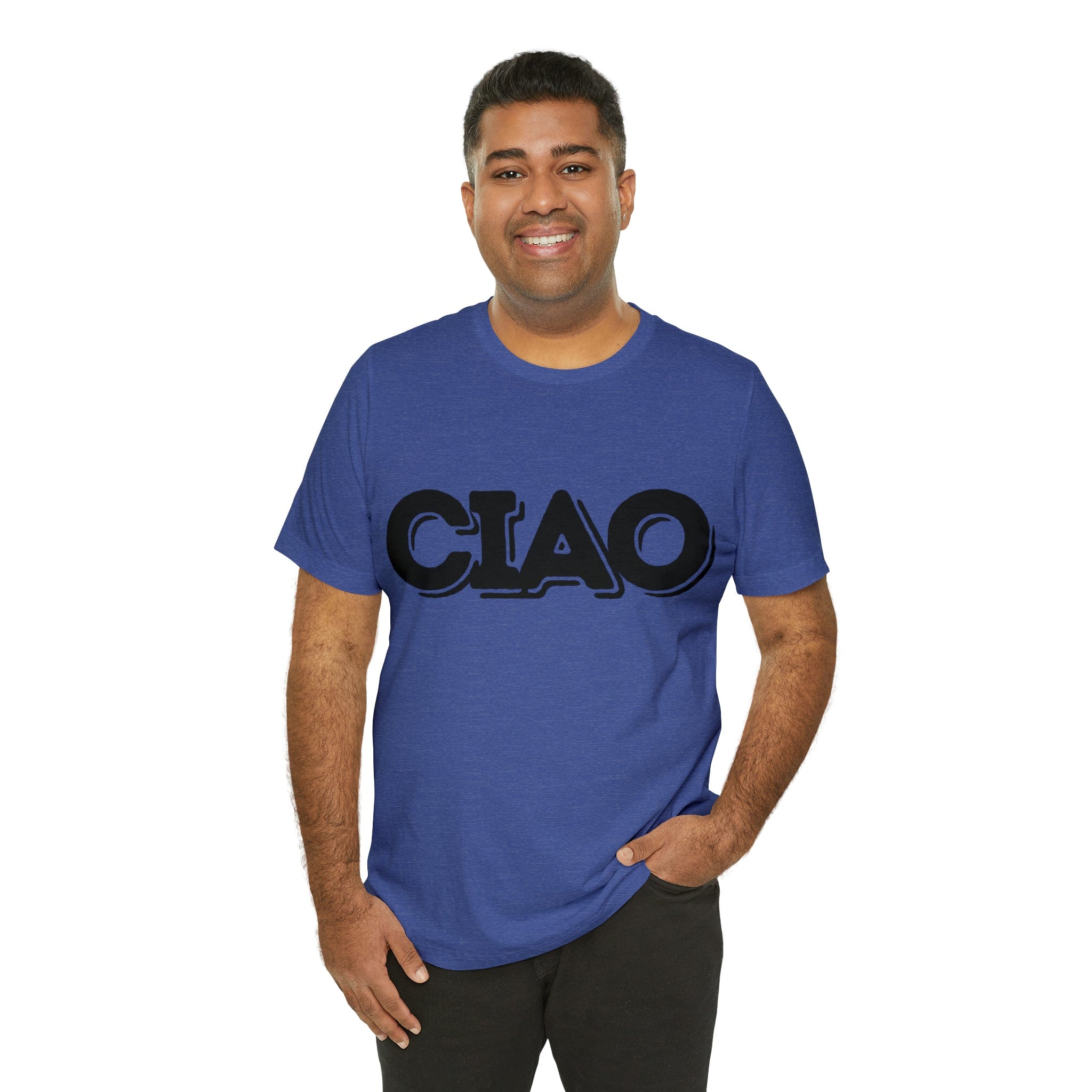 Printify T-Shirt Ciao! Italian Unisex Jersey Short Sleeve Tee