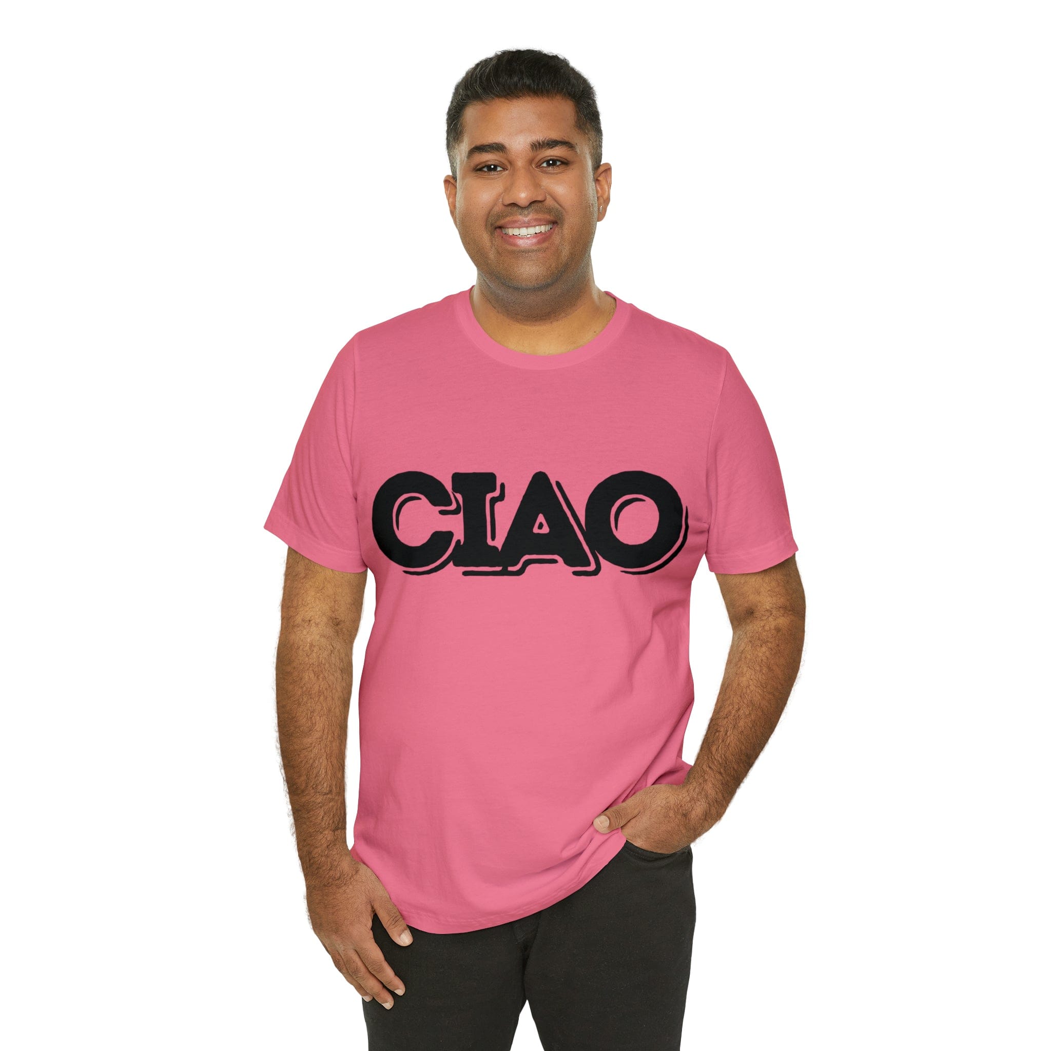 Printify T-Shirt Ciao! Italian Unisex Jersey Short Sleeve Tee